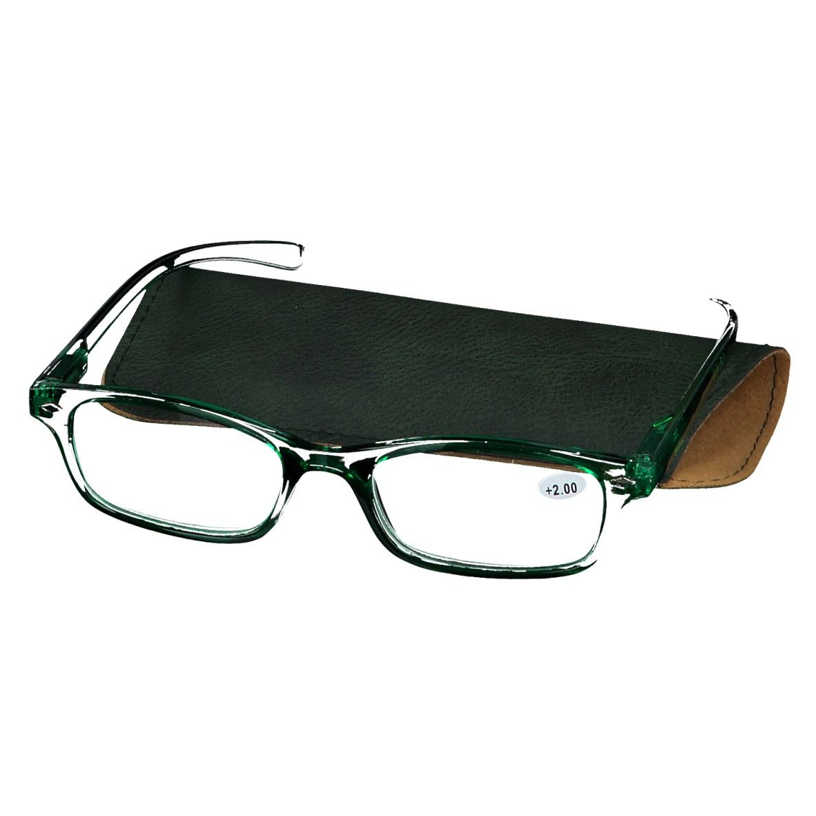 Pharma Glasses Reading Glasses Green +2