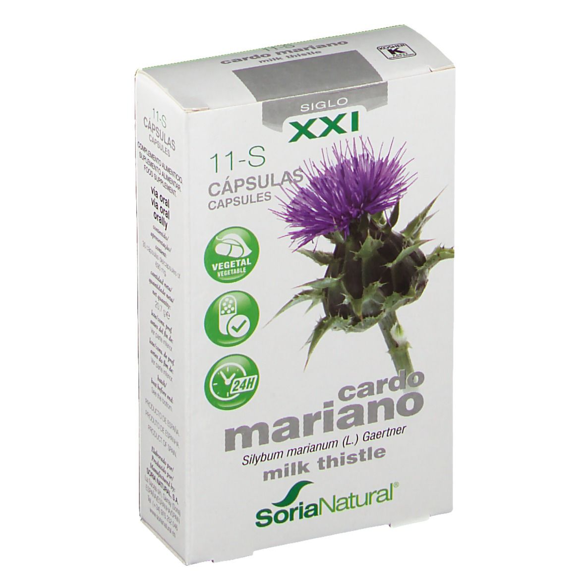 Soria Natural Silybum Marianum Xxi 600 mg