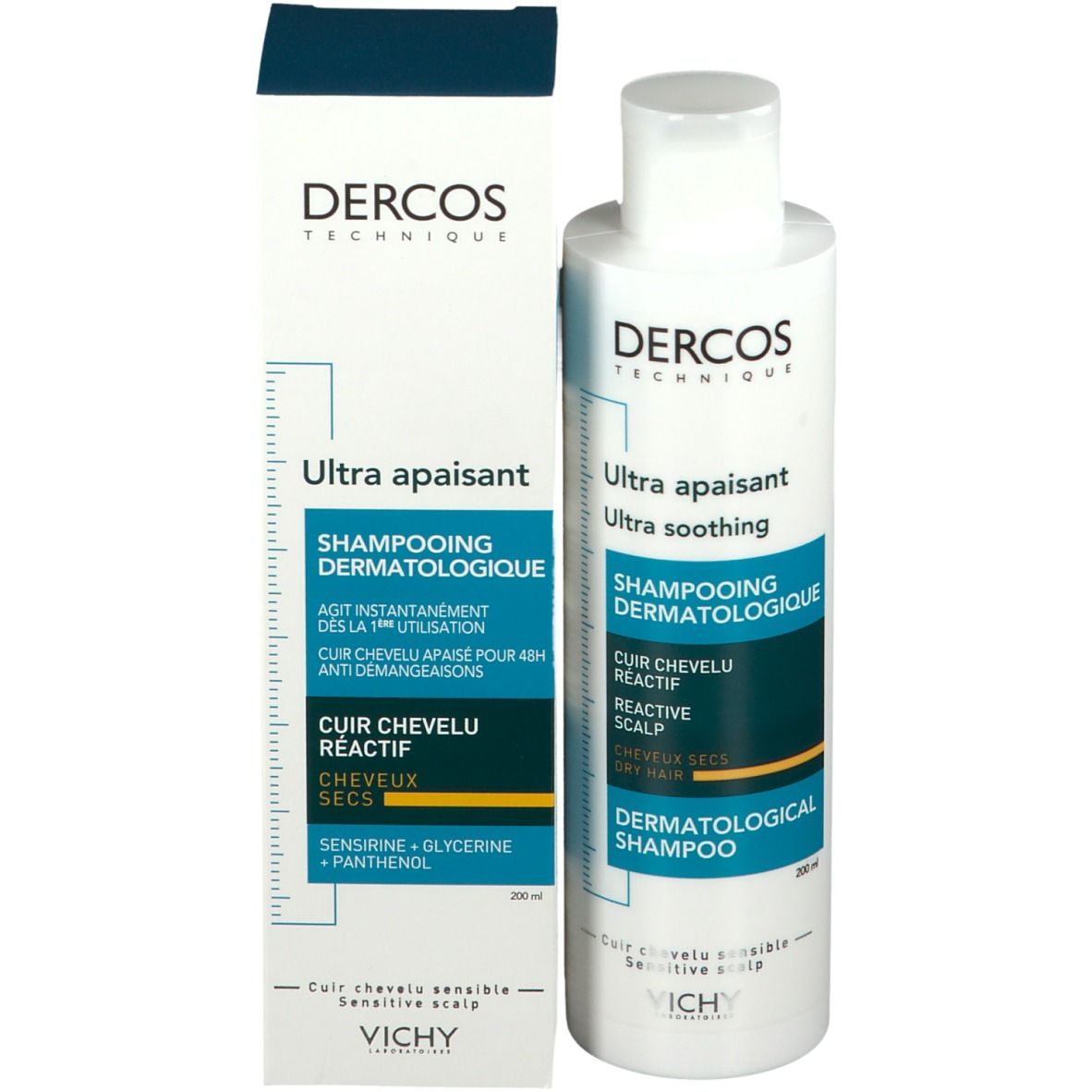 Dercos Dermo Shampoo Lenitivo Capelli Secchi