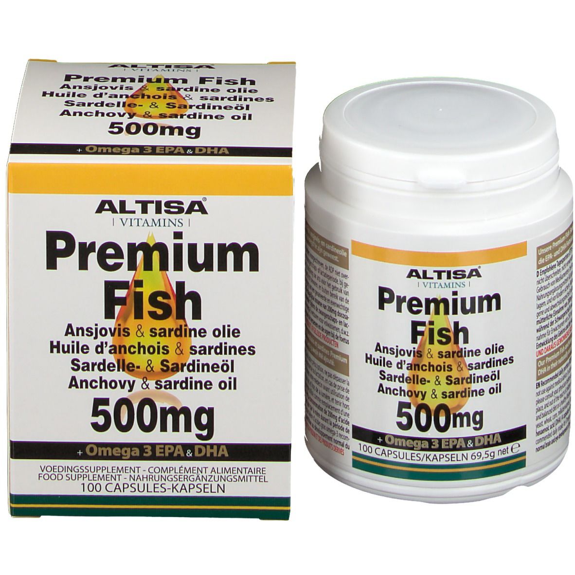 Altisa Premium Fish Oil 500 mg