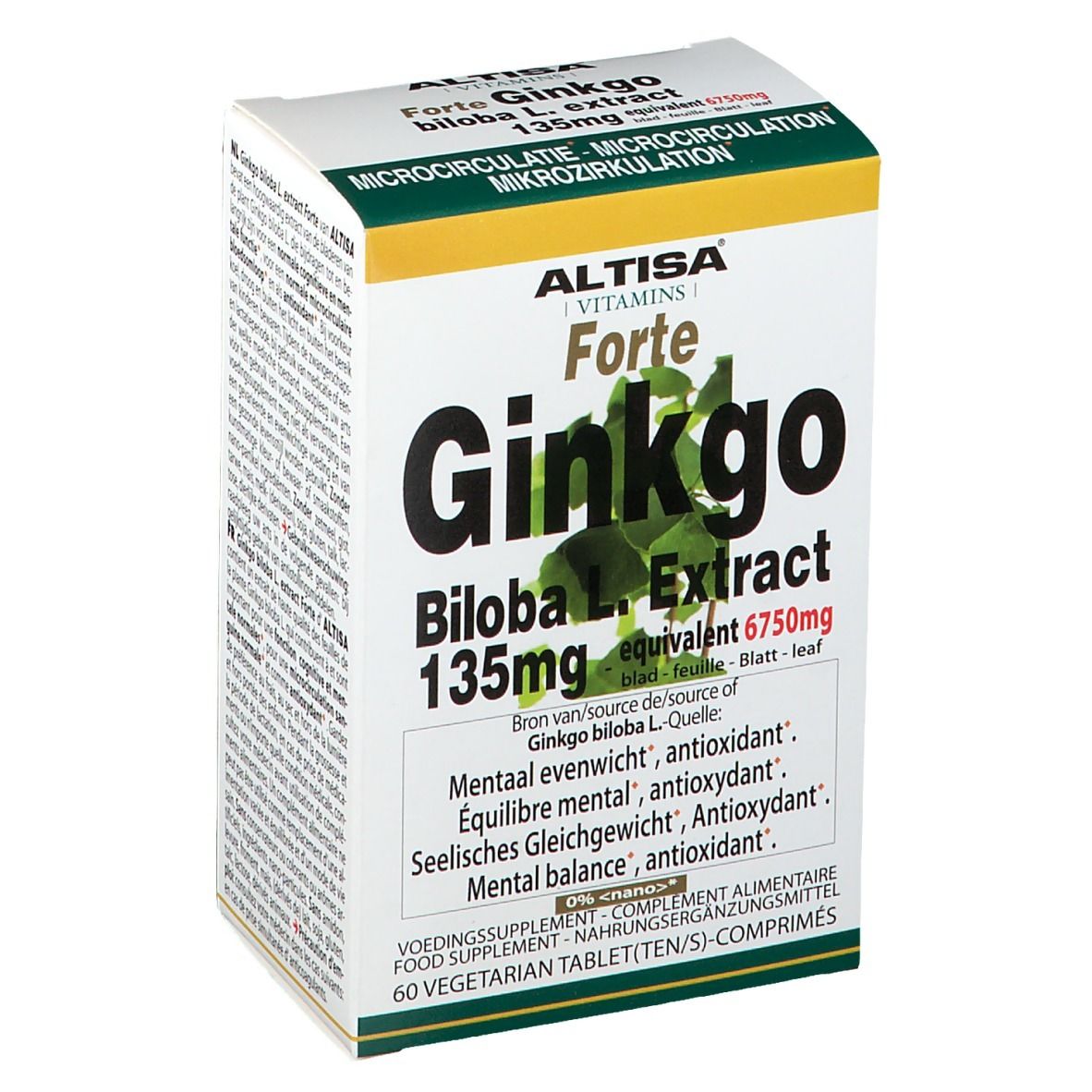 Altisa Ginkgo Biloba Forte 135 mg