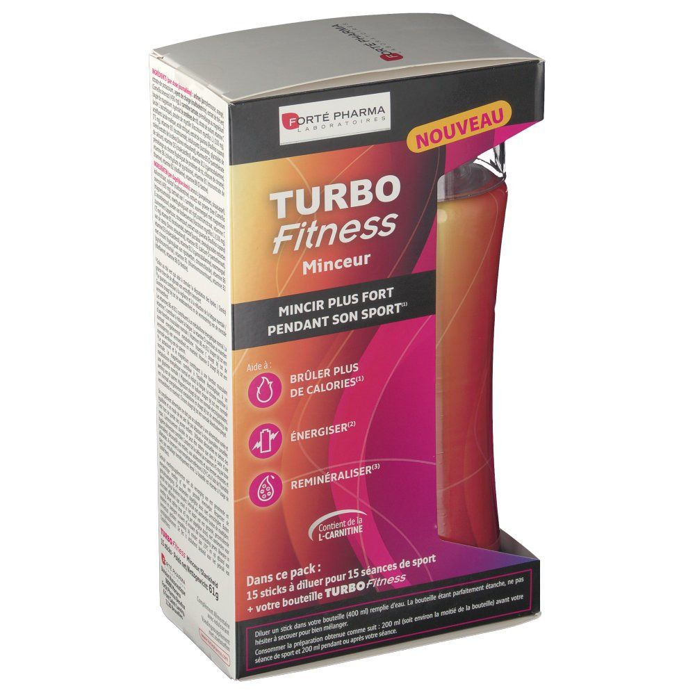 Forte Pharma Turbo Fitness Slenderness Bottle + 15 Sticks