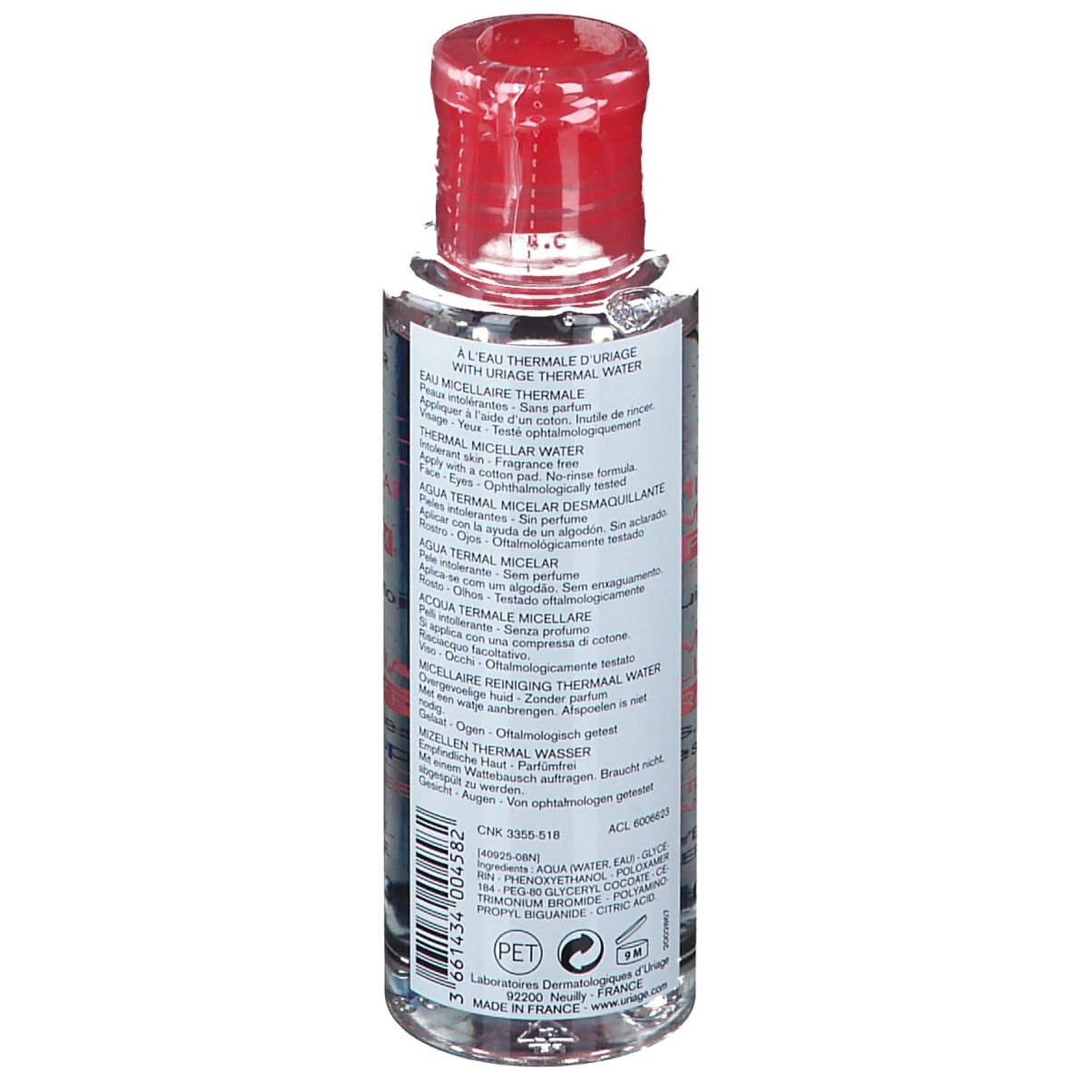 Uriage Acqua Micellare Termale Pelle Sensibile