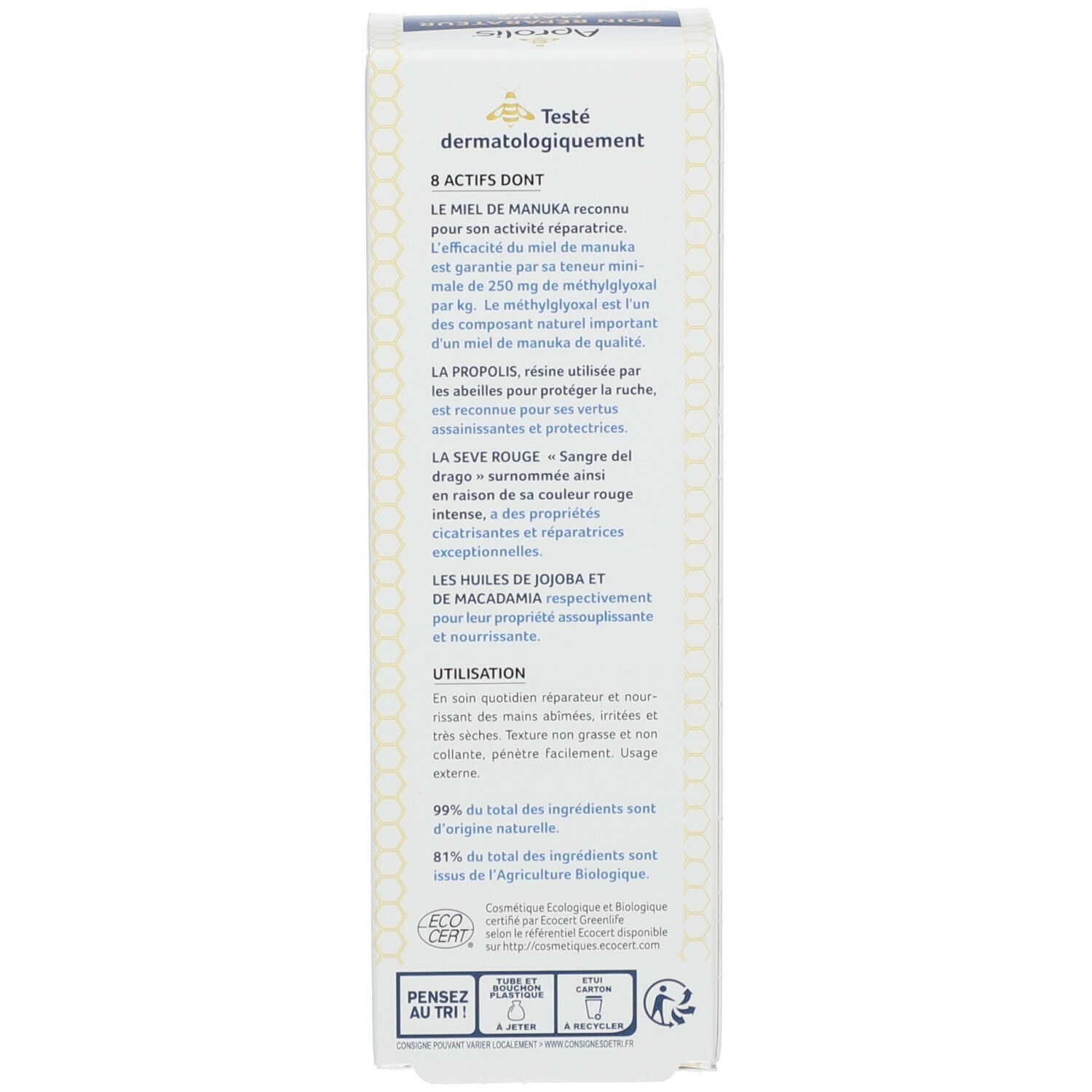 Aprolis Restorative Hand Care Honey Manuka