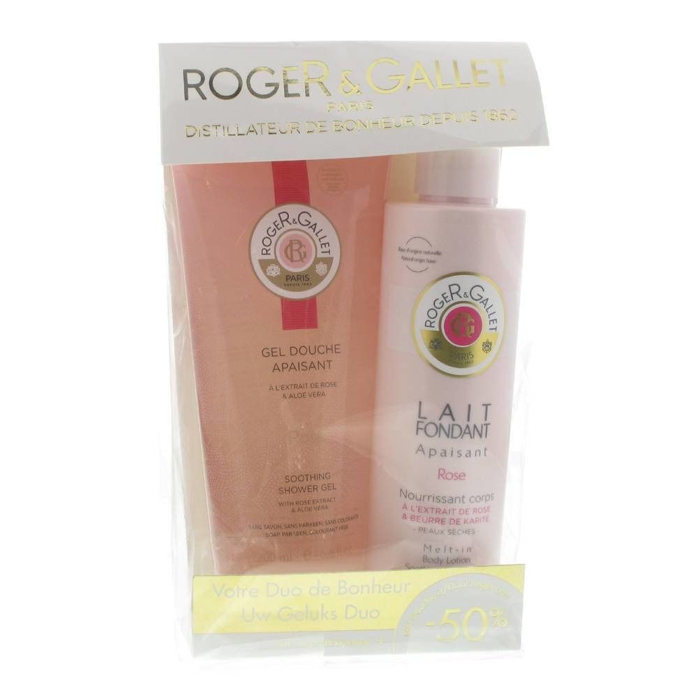 Roger & Gallet Rose Duo Shower Gel + Bodylotion