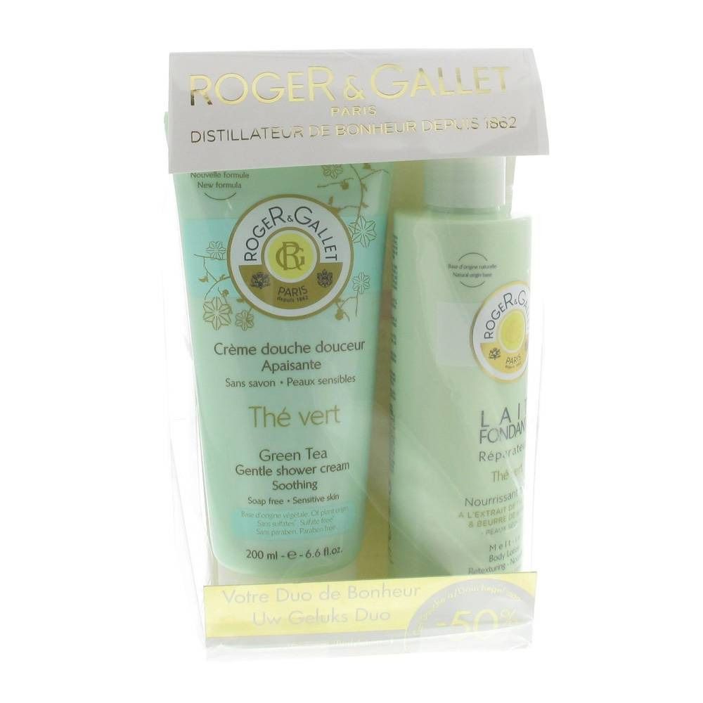 Roger & Gallet Thé Vert Duo Shower Gel + Bodylotion