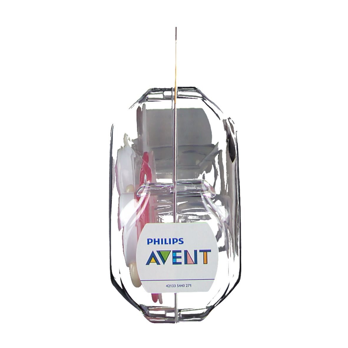 Avent Pacifier Silicone +6 Months Night Pink