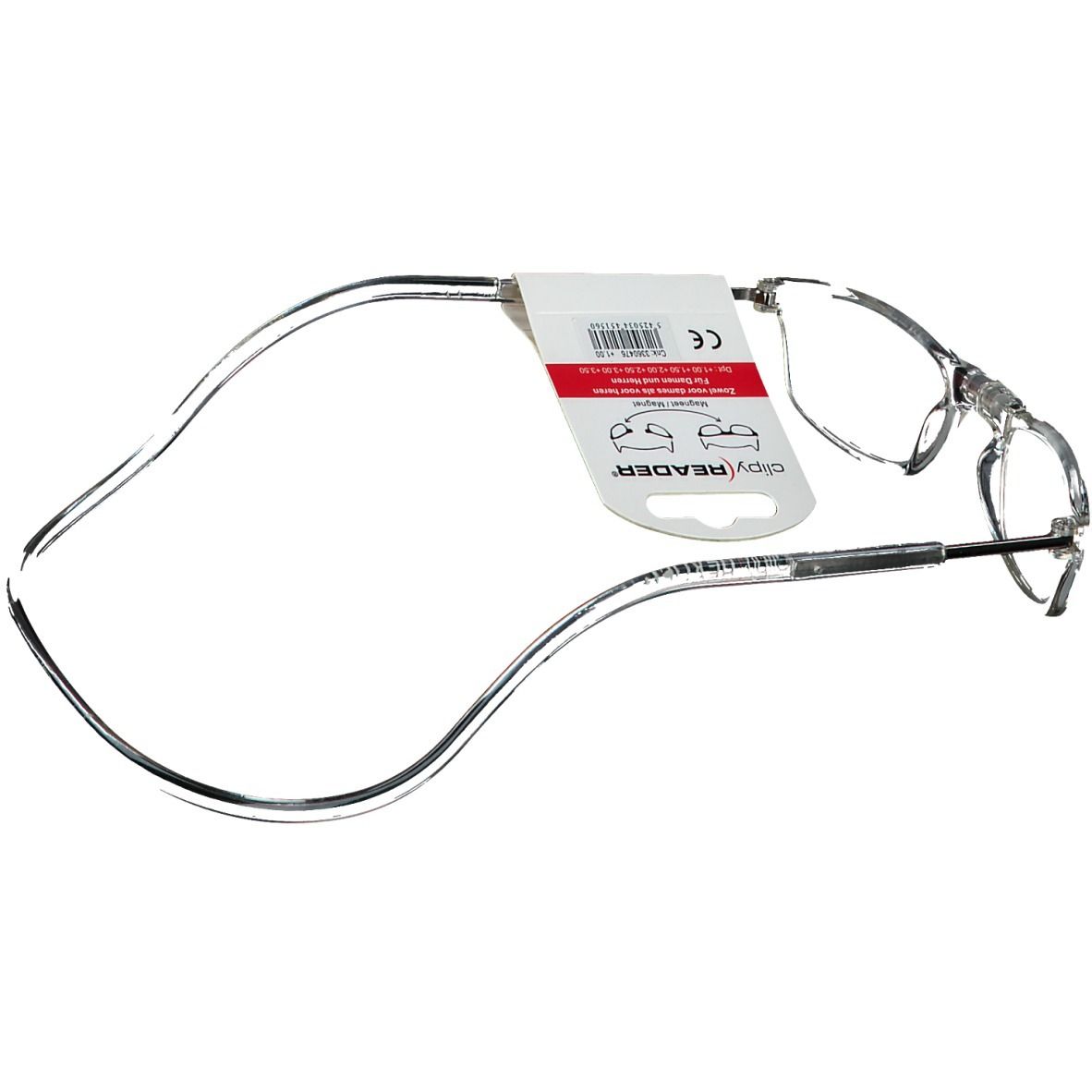 Pharmalens Clipyreader Transparant +1