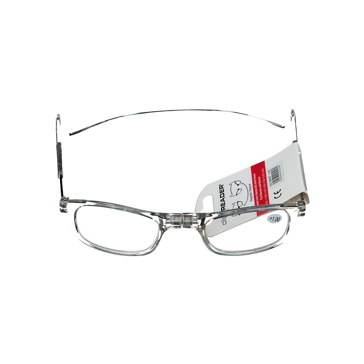 Pharmalens Clipyreader Transparant +1