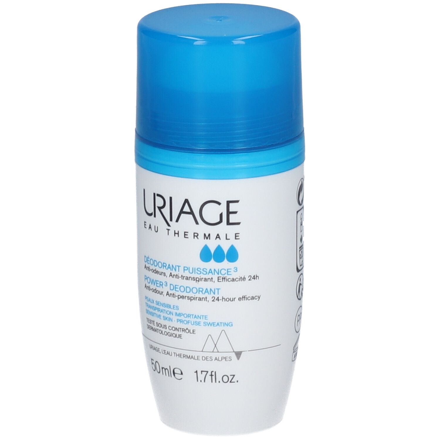 Grafica. Testo: Dermatologicamente testato, adatto alle pelli sensibili, senza alcol.