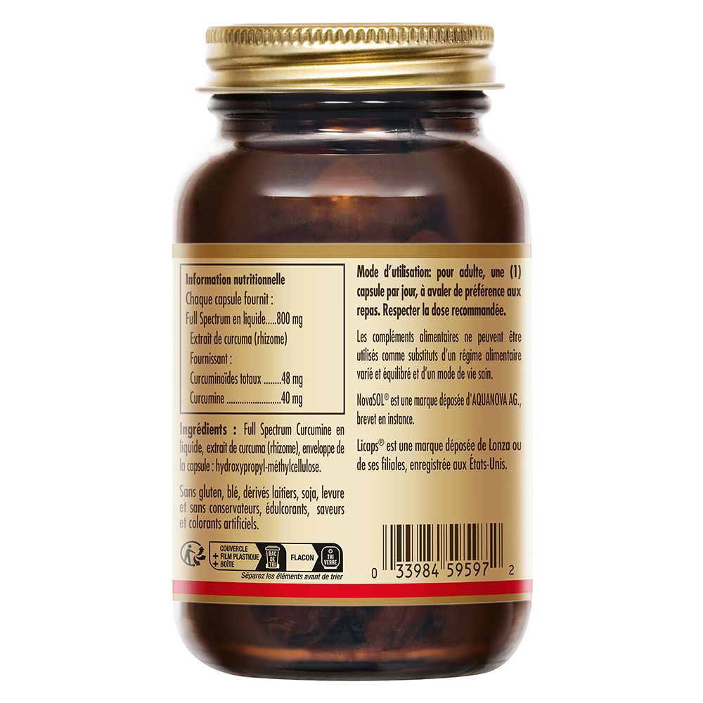 SOLGAR® Full Spectrum Curcumin