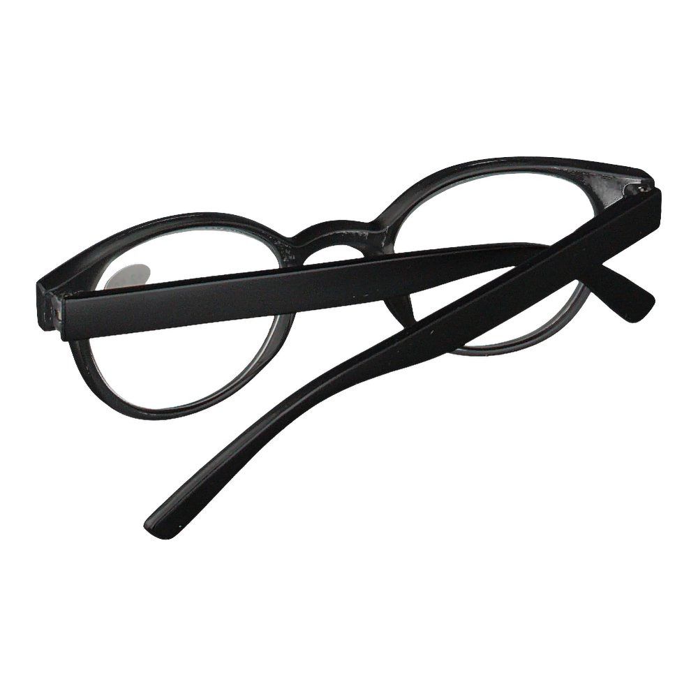 Pharmaglasses Occhiali da Lettura Tondi Grigio/Nero +2,50