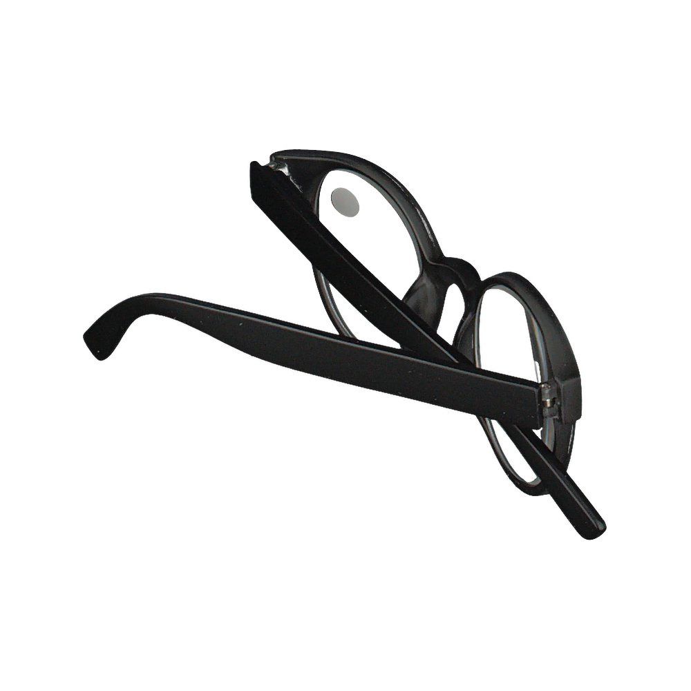 Pharmaglasses Occhiali da Lettura Tondi Grigio/Nero +2,50