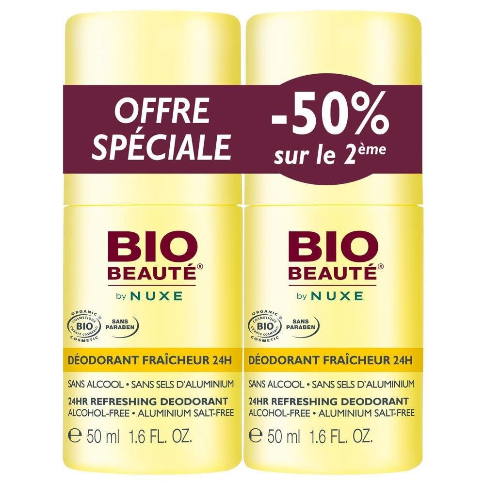 Nuxe Bio Beauté Verfrissende Deodorant 24h Roller DUOPACK ok NLFRENIT