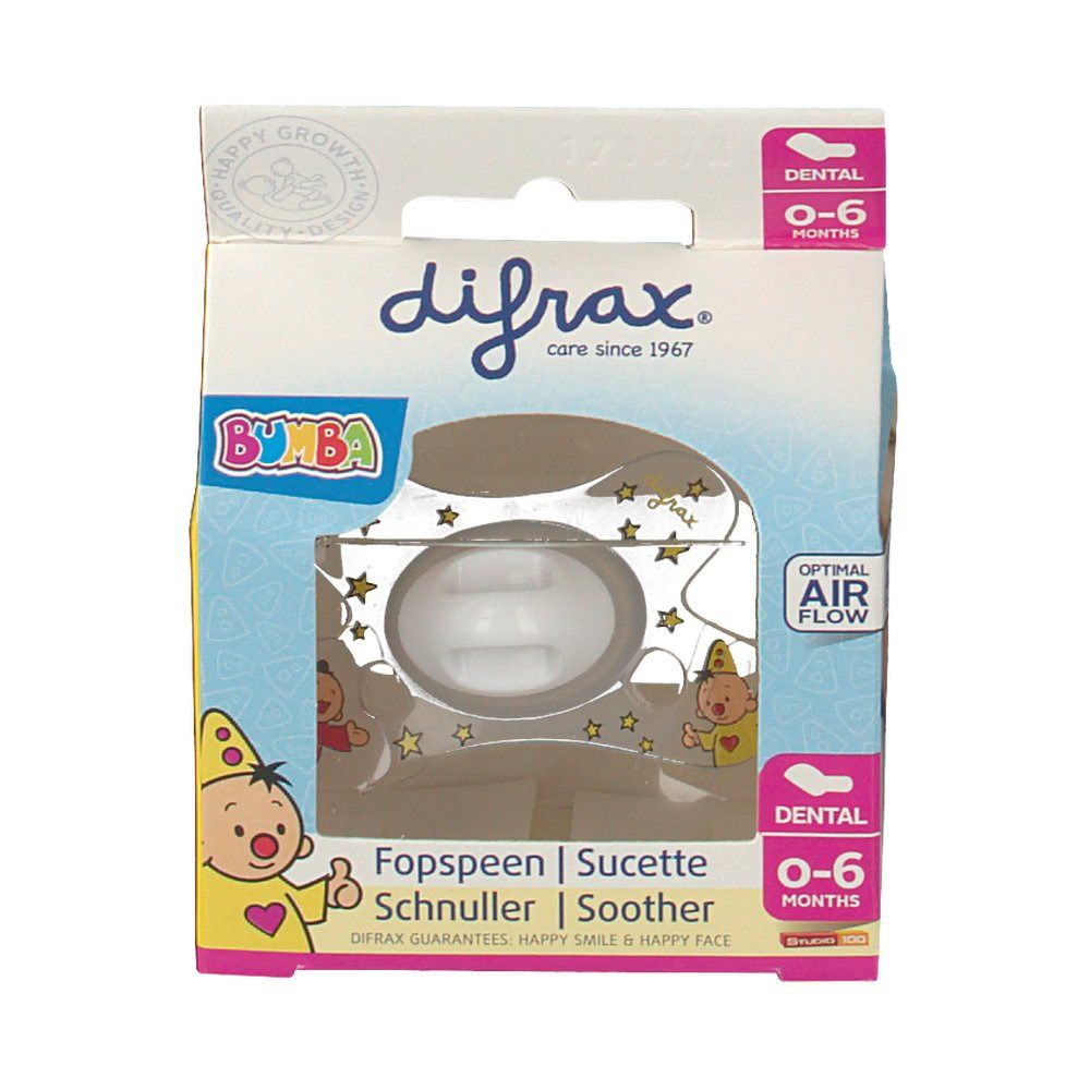 Difrax Dental Soother Bumba 0-6 Months