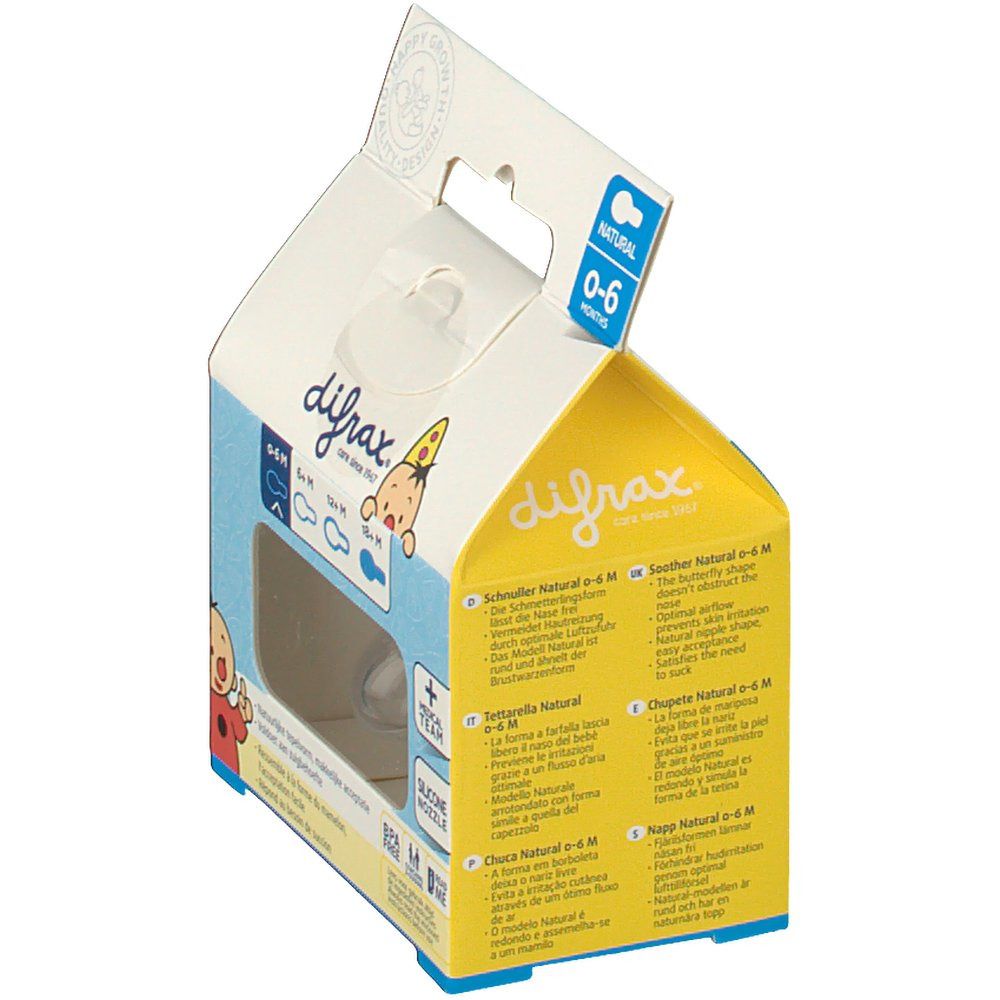 Difrax Natural Fospeen Bumba 0-6 Maanden