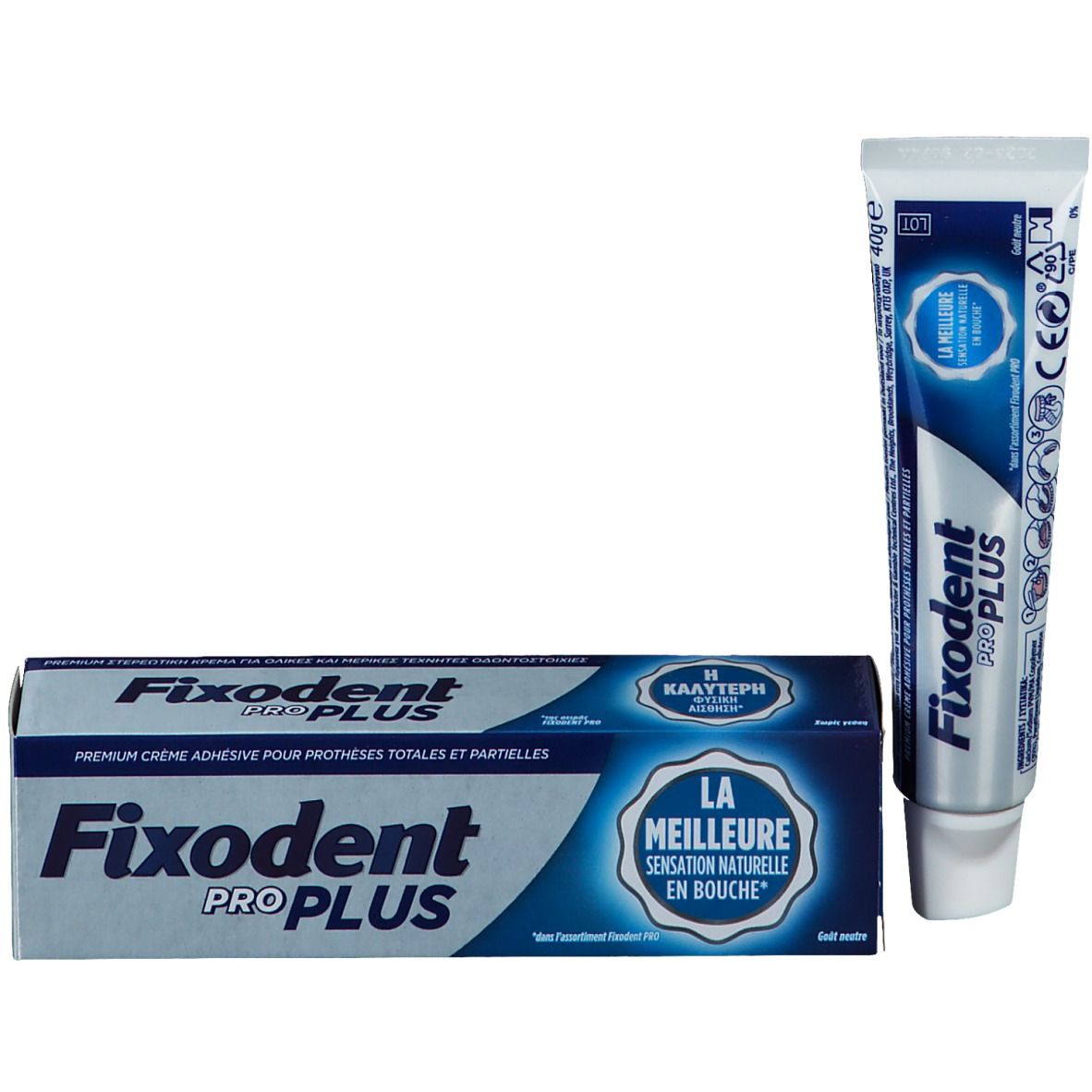 Fixodent Pro Plus 0% Adhesive Paste