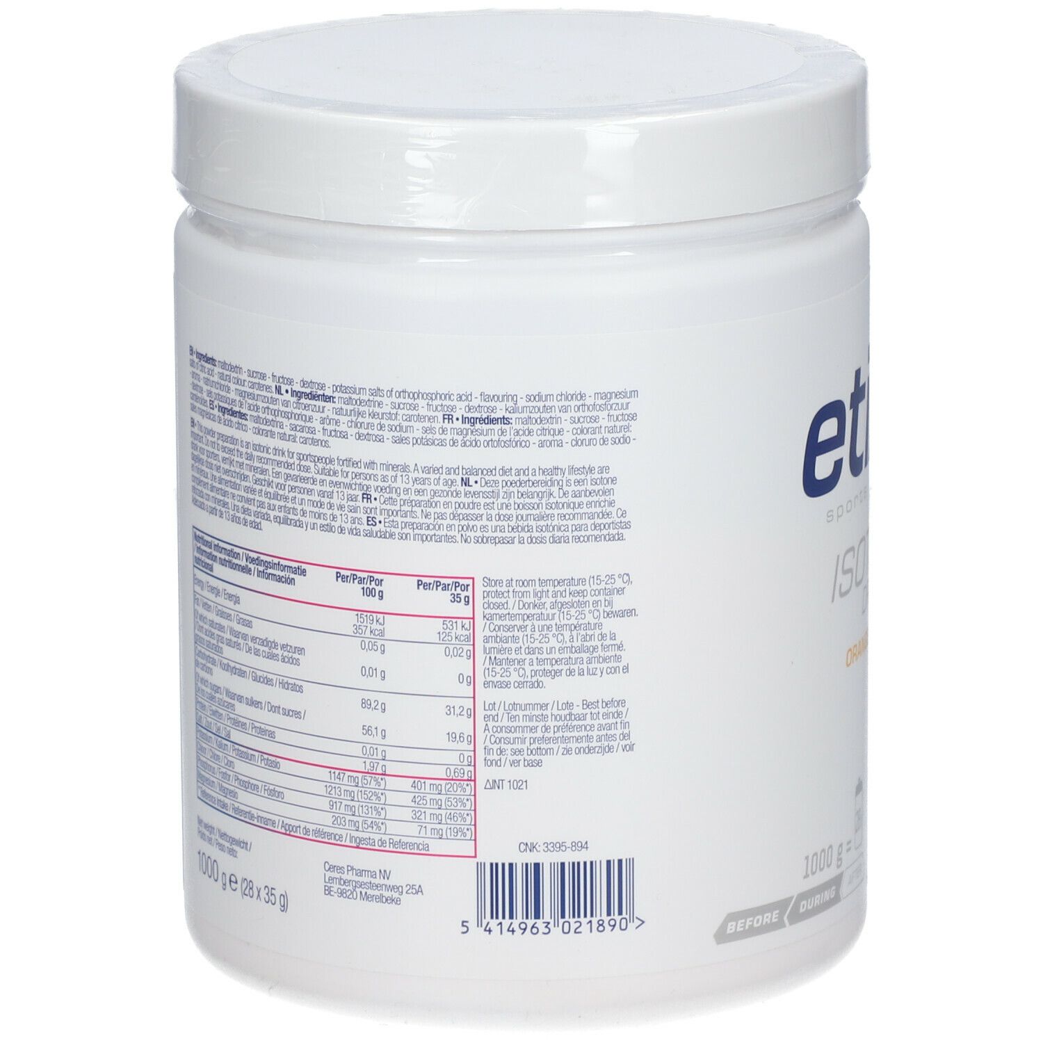 Etixx Isotonic Orange/Mango