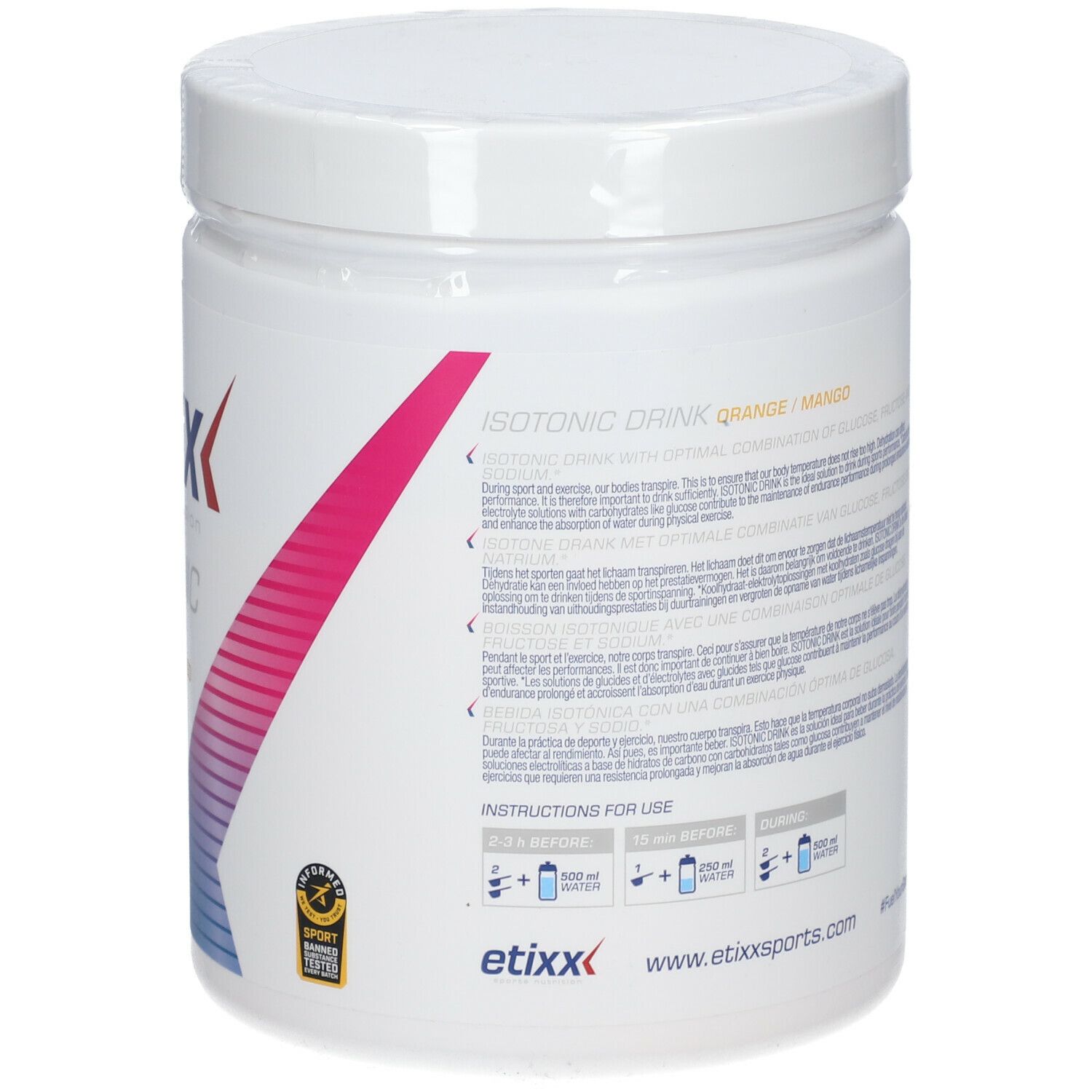 Etixx Isotonic Orange/Mango
