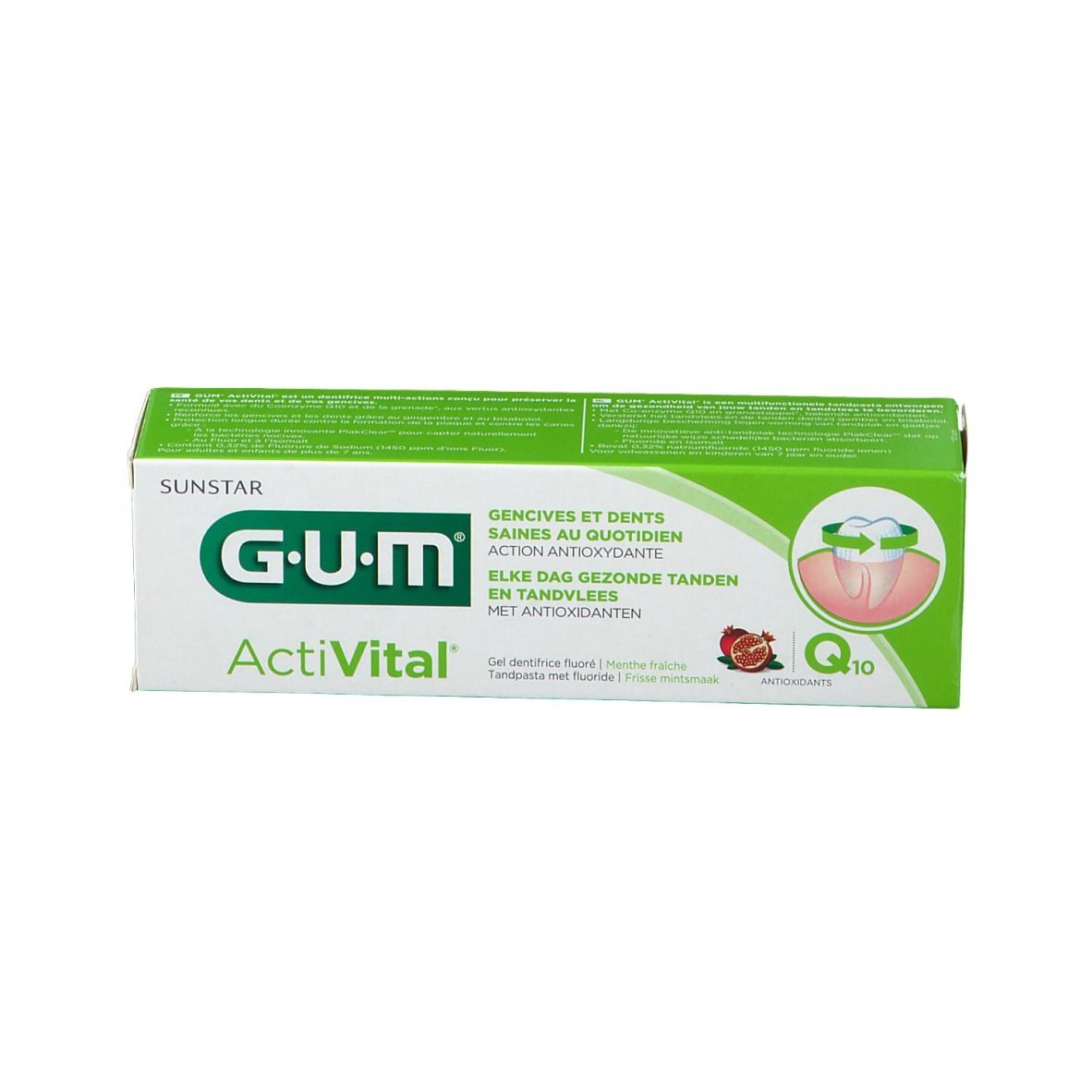 Kin Acivital Toothpaste GUM Toothpaste ActiVital 75 ml | Redcare