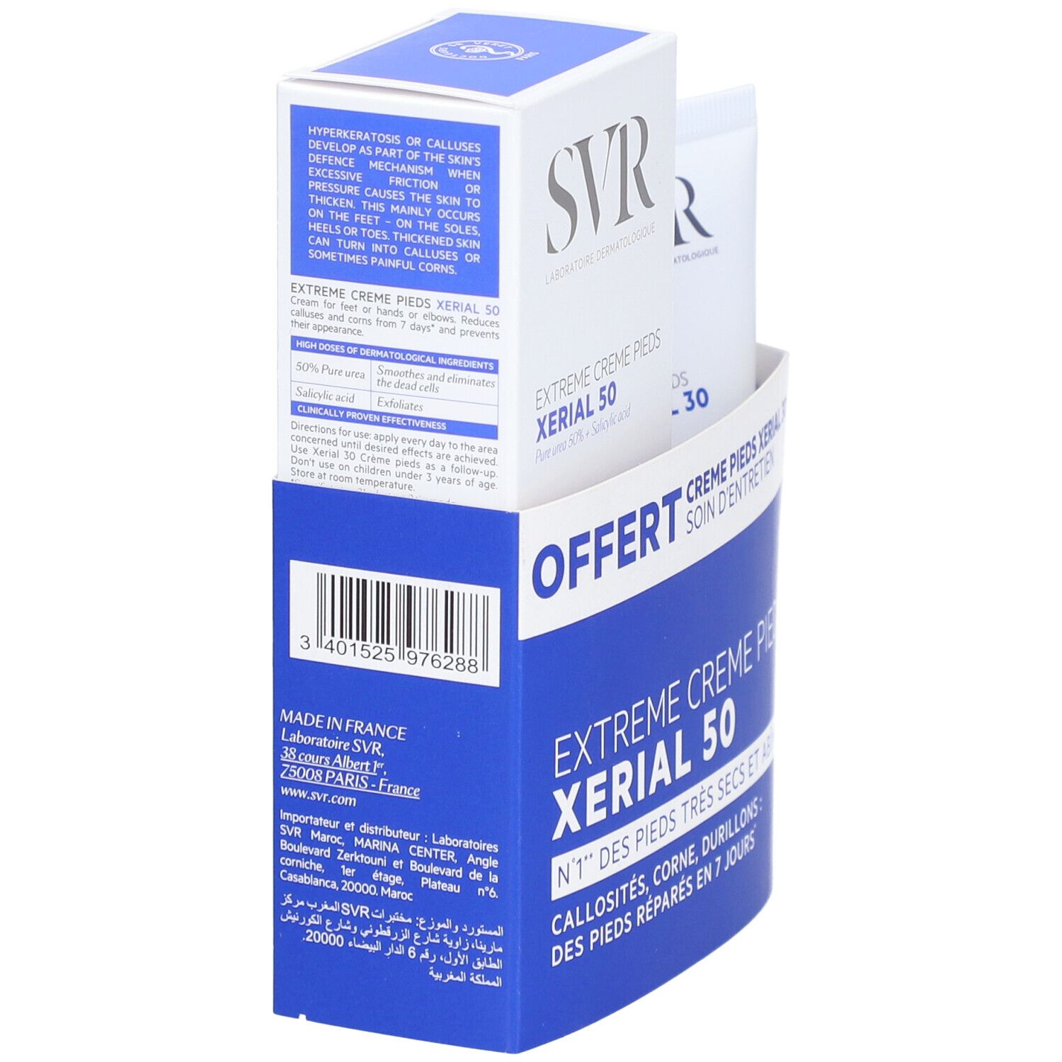 SVR Promopack Xerial 50 Feet Cream Callus + Xerial 30 Dry and Damaged Feet