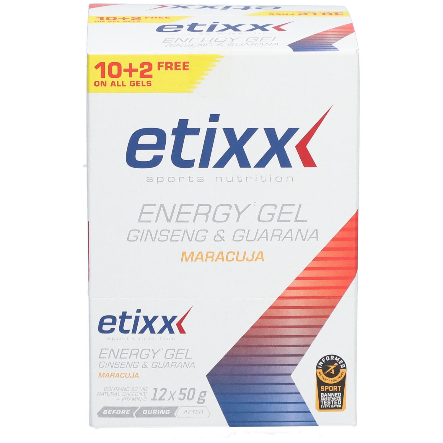 Etixx Ginseng & Guarana Energy Gel Maracuja