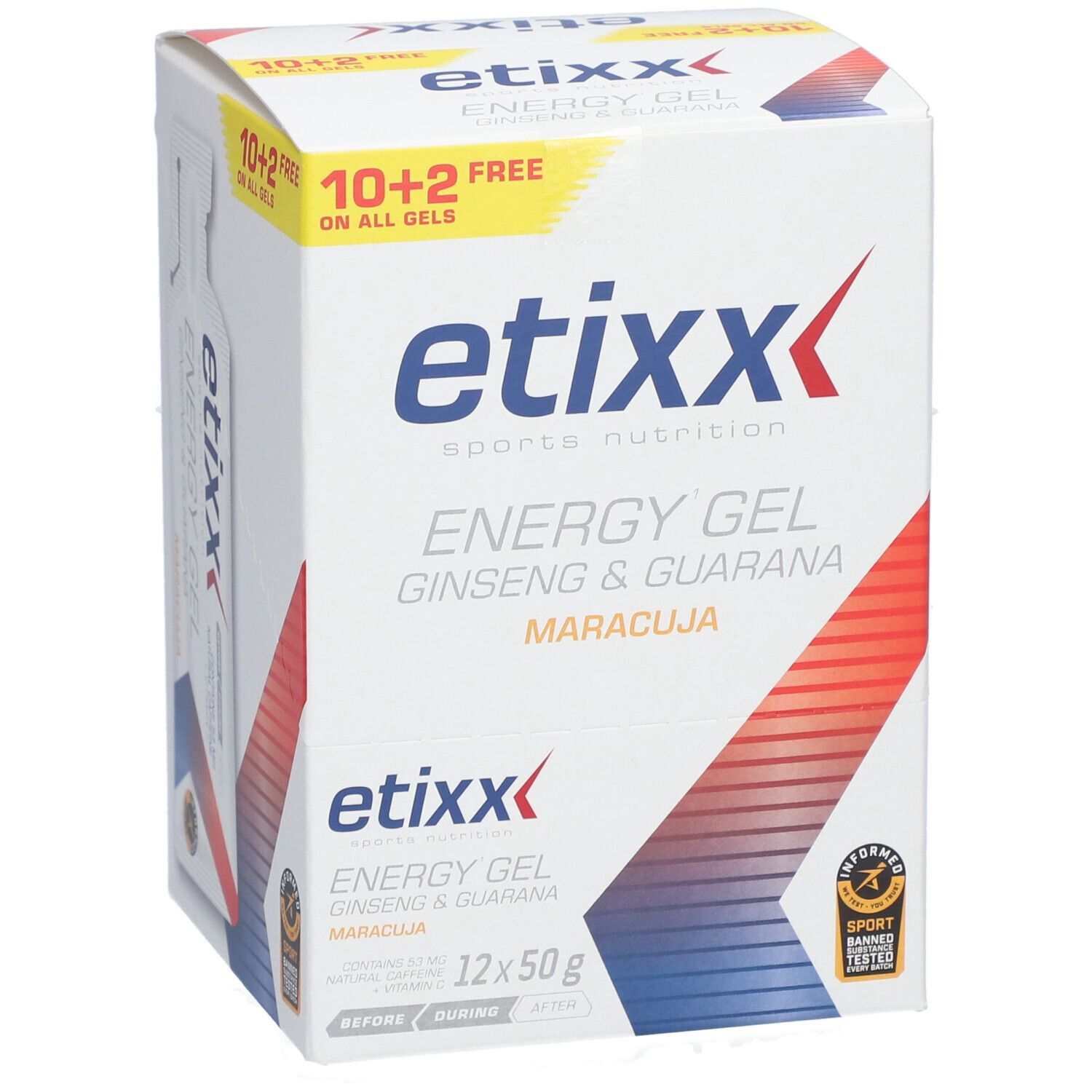 Etixx Ginseng & Guarana Energy Gel Maracuja