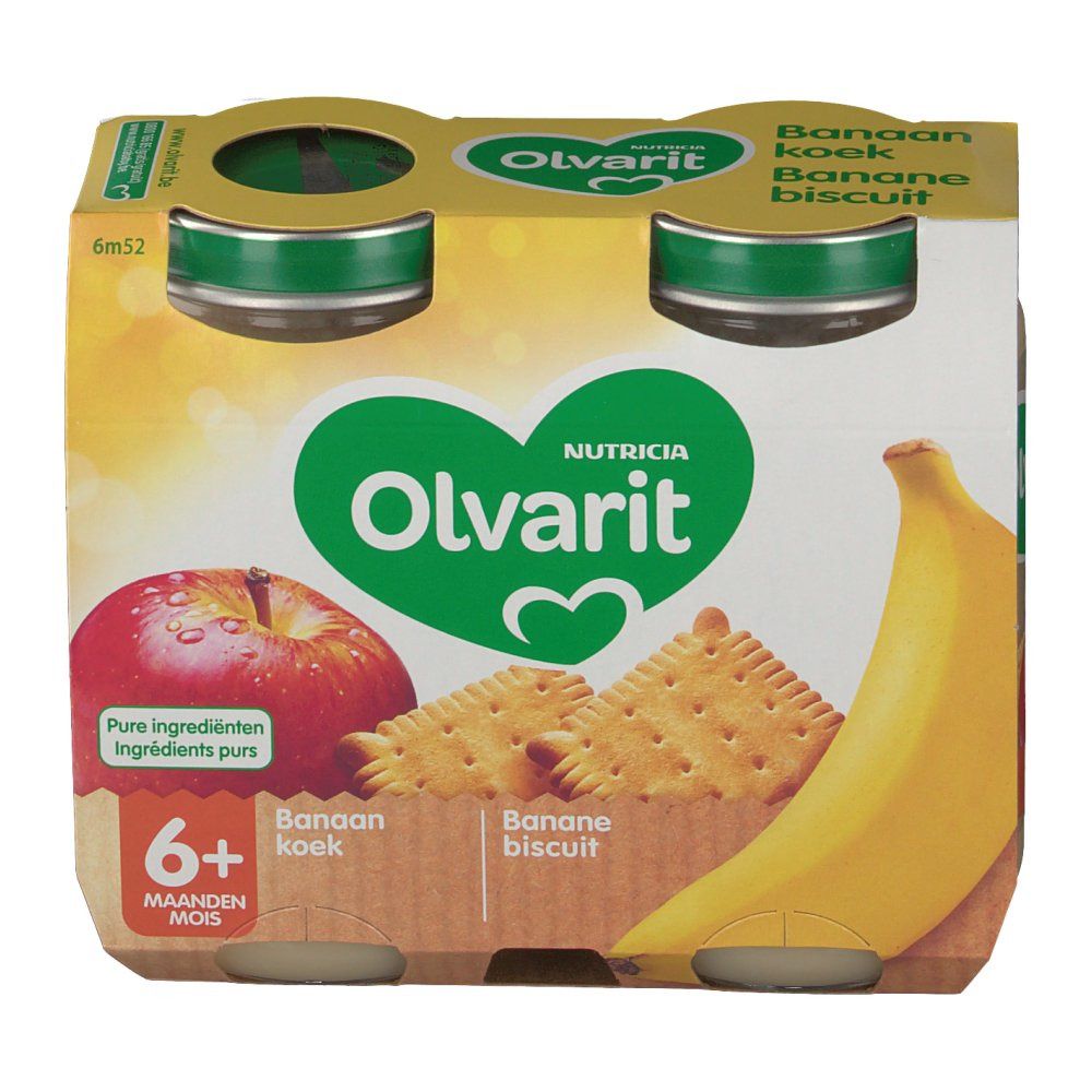 Olvarit Banana Cookie 6M52