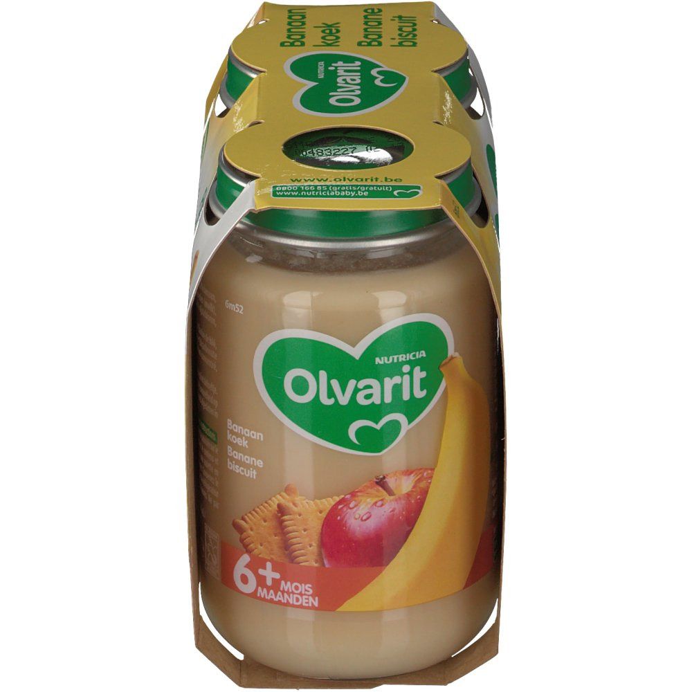 Olvarit Banana Cookie 6M52