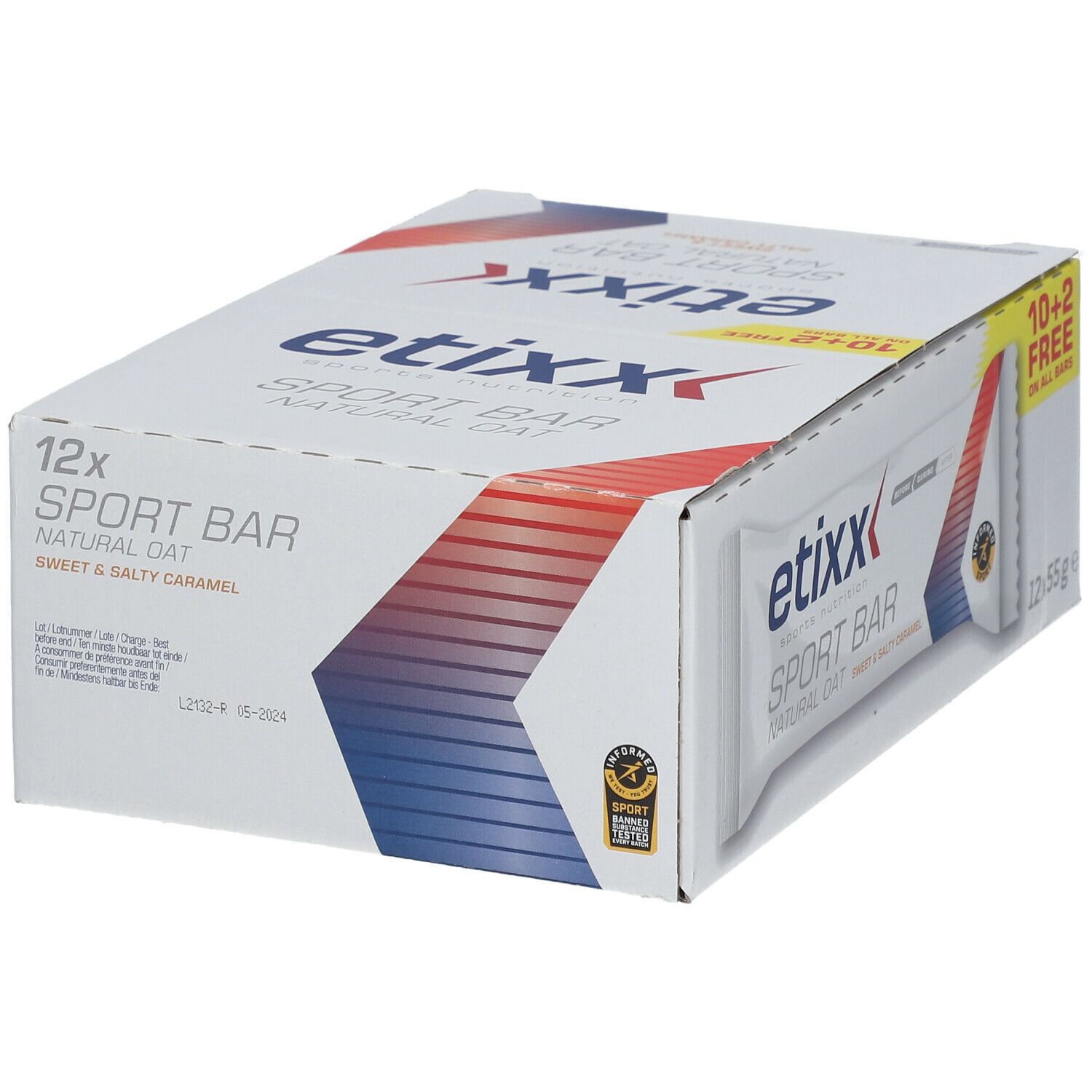 Etixx Natural Oat Sport Bar Caramello Dolce & Salato