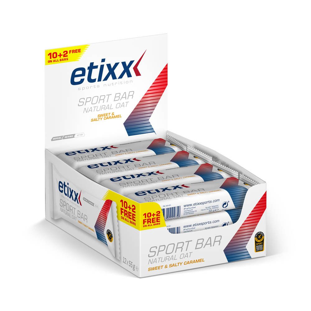 Etixx Natural Oat Sport Bar Caramello Dolce & Salato