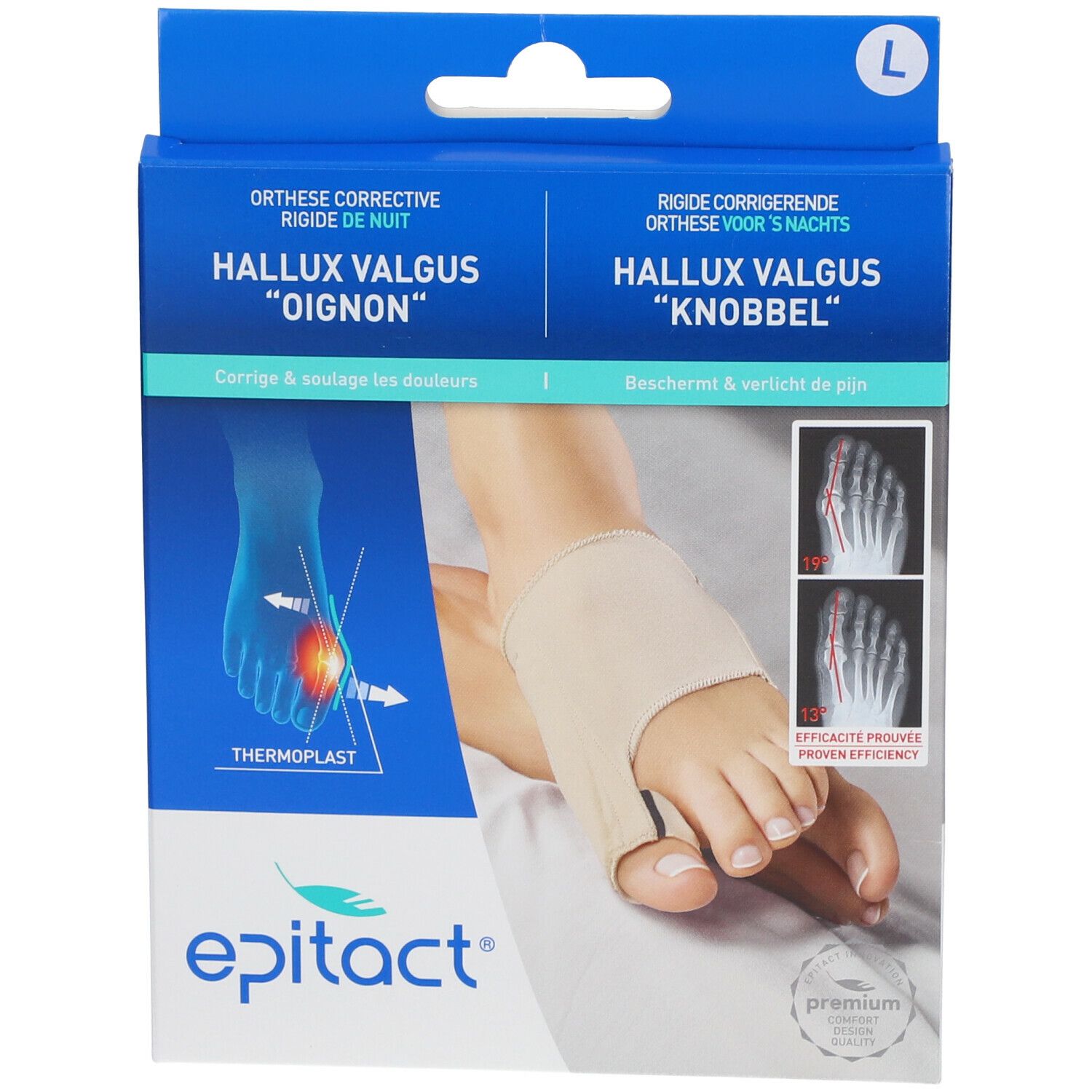 Epitact Hallux Valgus Orthese Correct Night Large