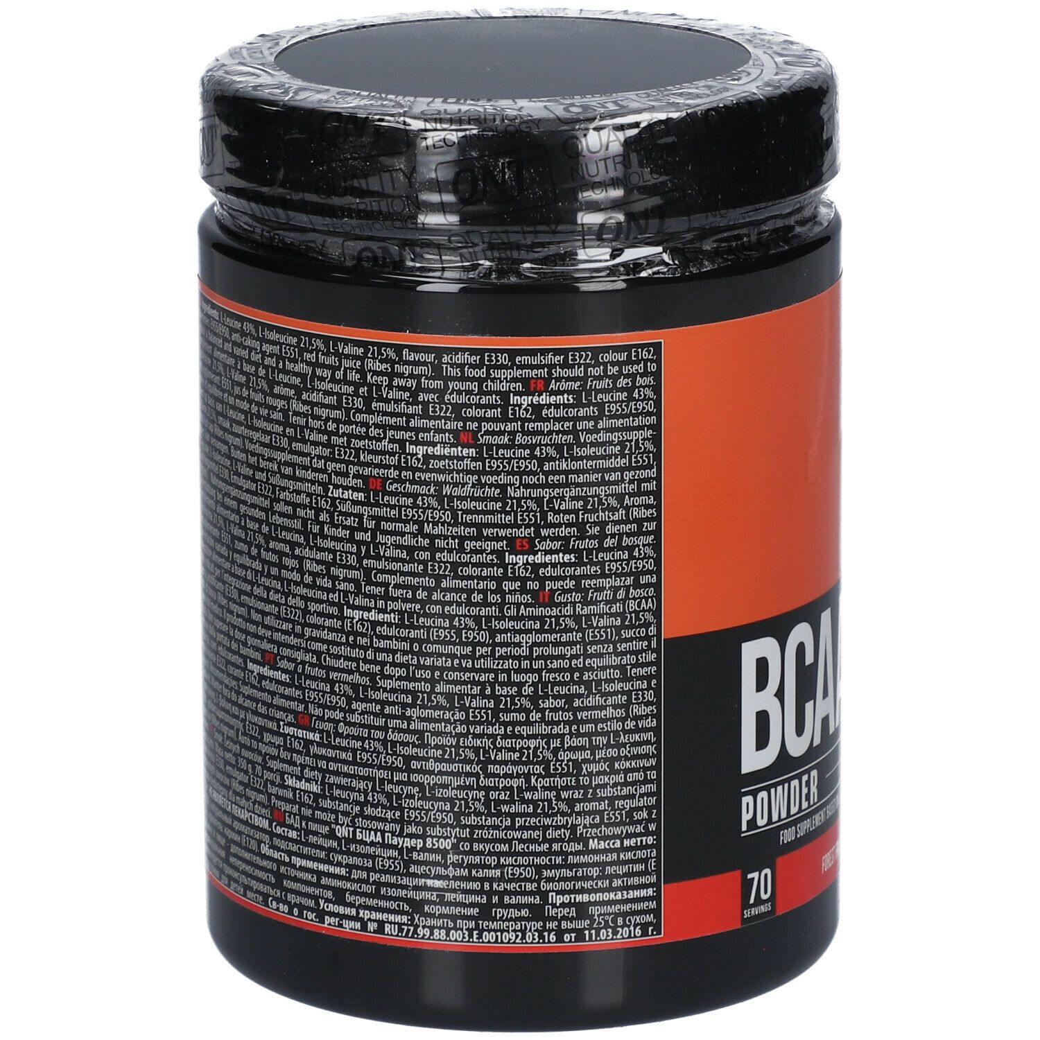 QNT BCAA Powder 8500 Forest Fruit