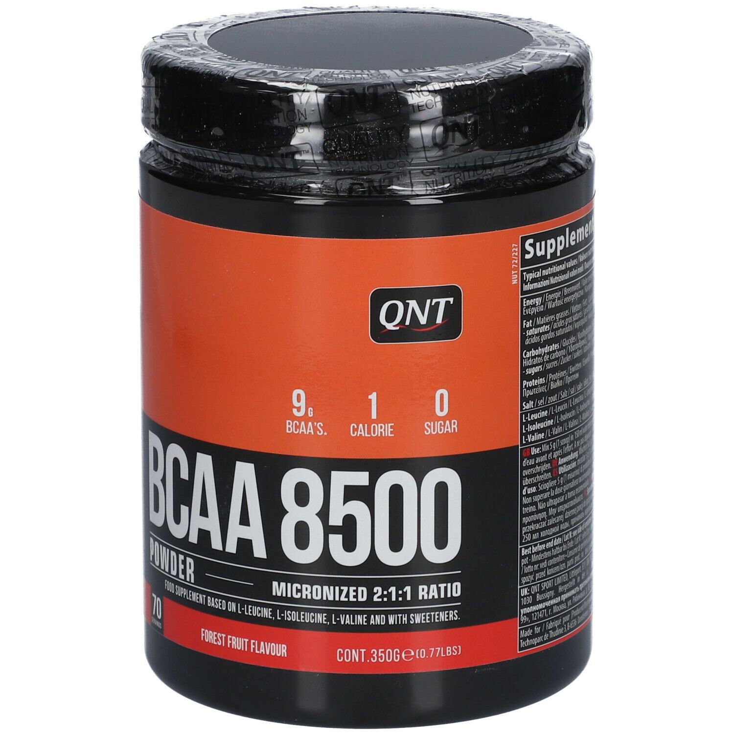 QNT BCAA Powder 8500 Forest Fruit