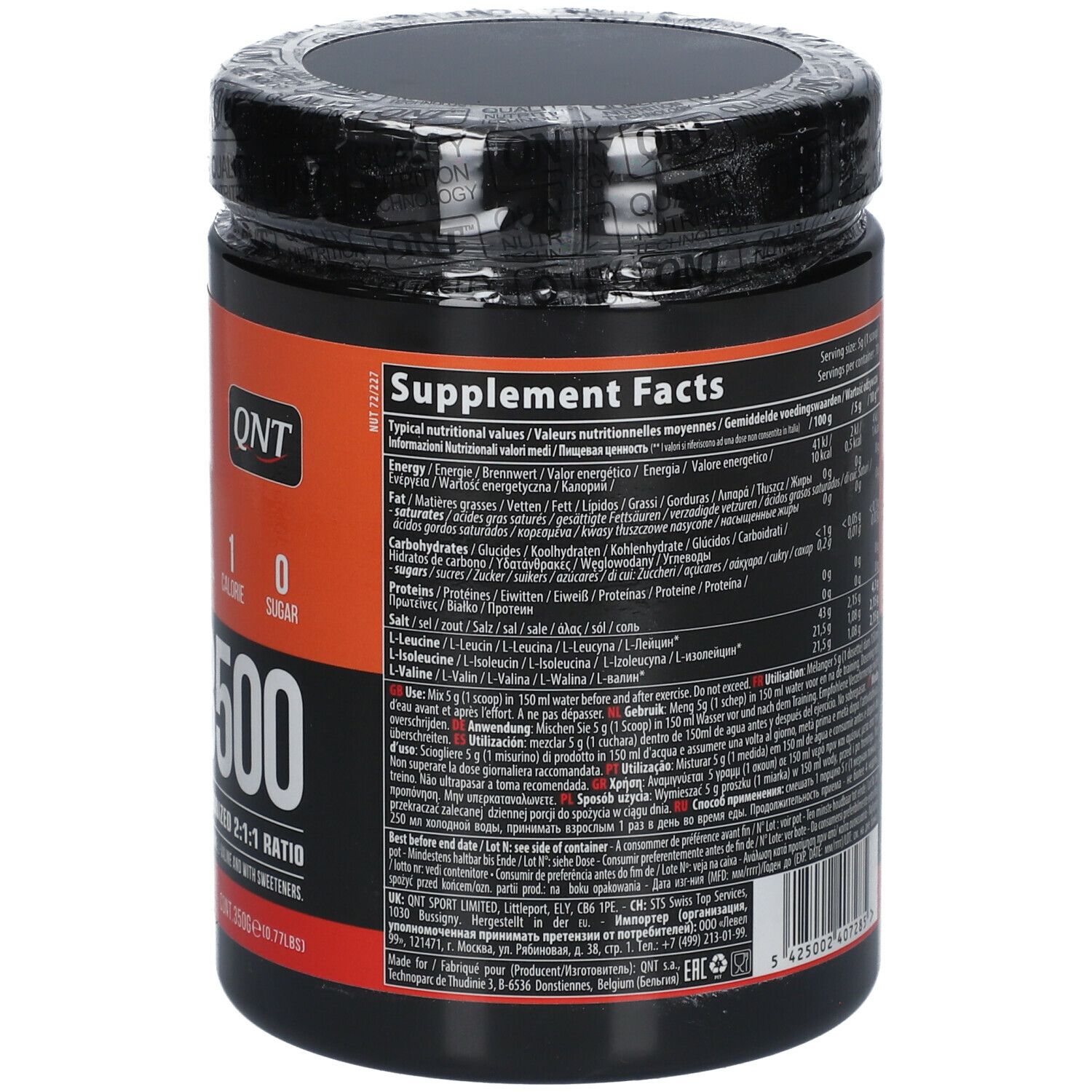 QNT BCAA Powder 8500 Forest Fruit