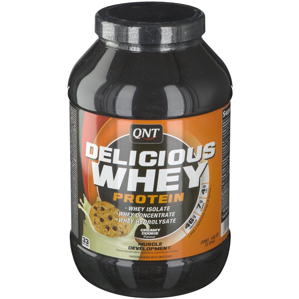 QNT Delicious Whey Protein Cookies & Cream