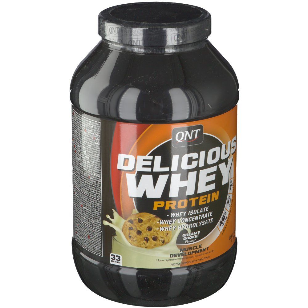 QNT Delicious Whey Protein Cookies & Cream
