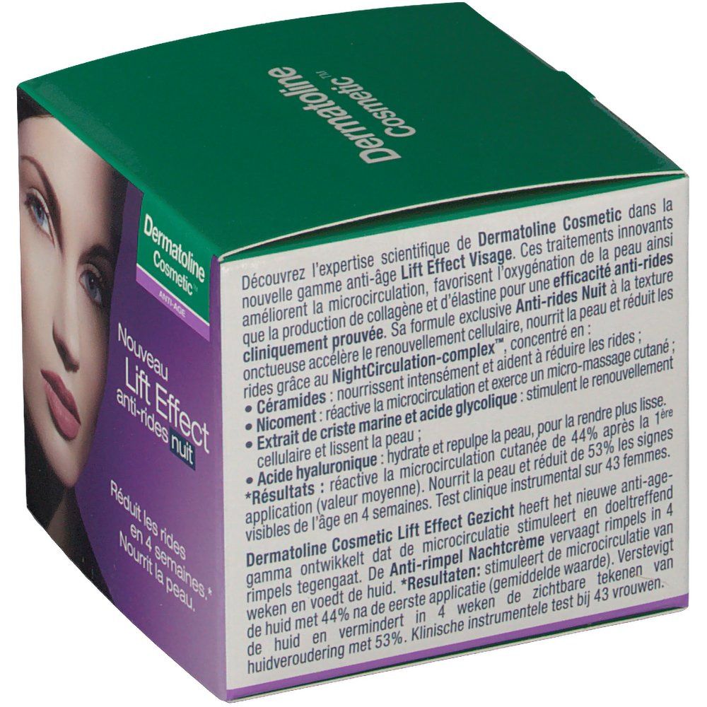 Dermatoline Cosmetic Lift Effect Anti-Rughe Crema Da Notte