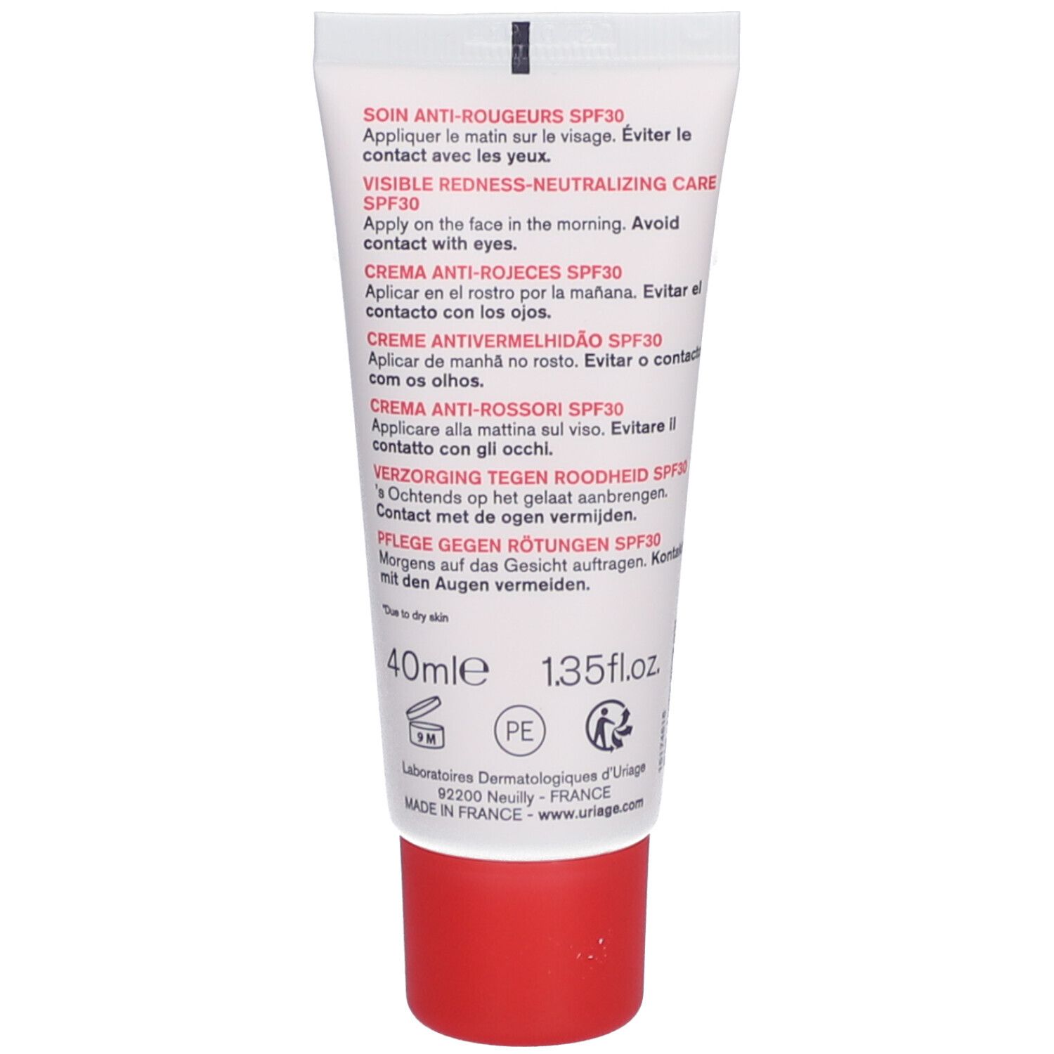 Uriage Roséliane Crema Anti-Arrossamento SPF30