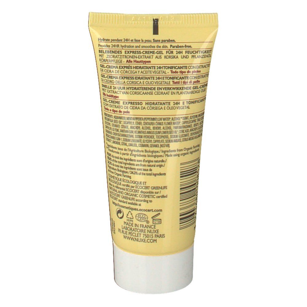 Nuxe Bio Beauté Gel-Crema Express 24h Idratante e Tonificante Mini