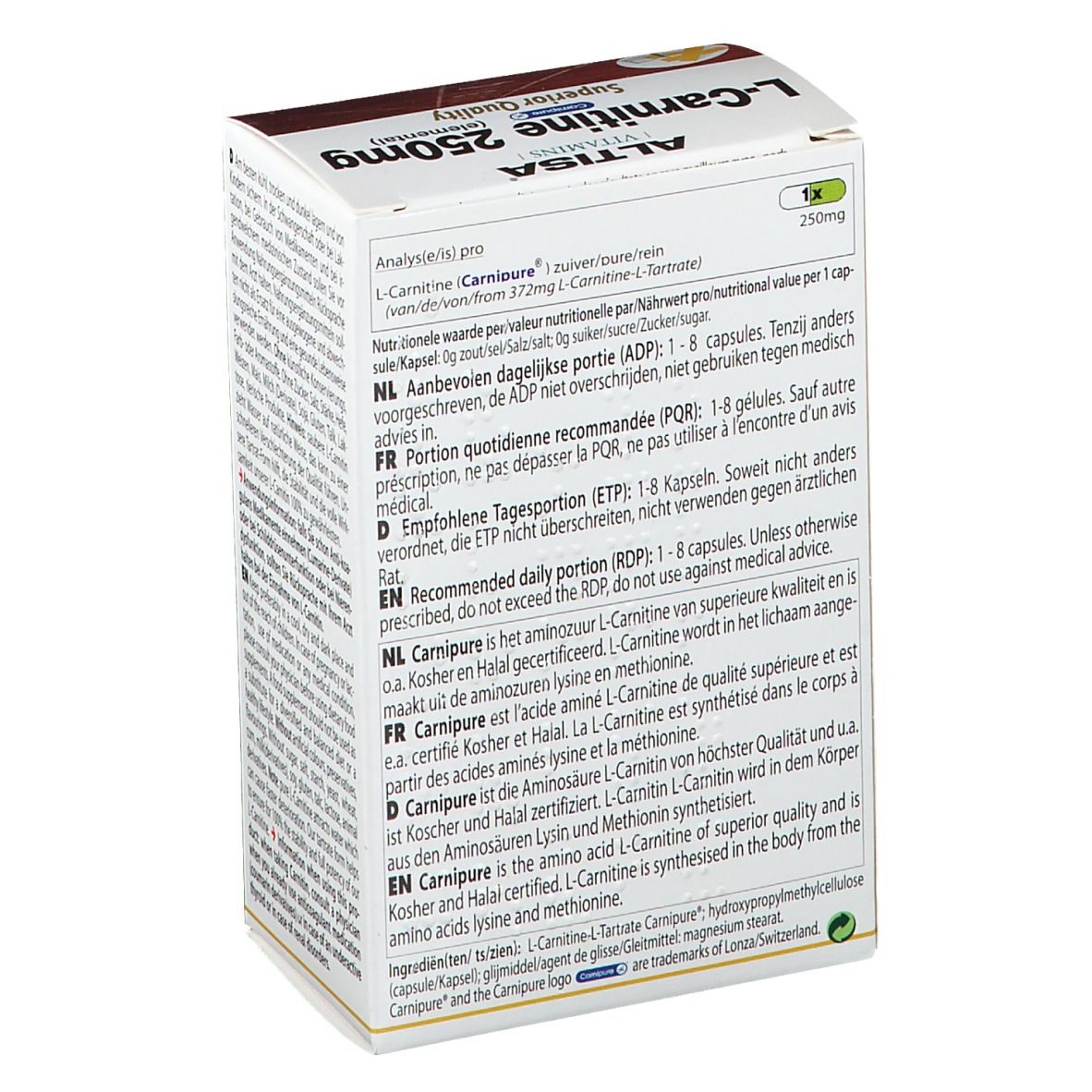 Altisa L-Carnitine 250 mg