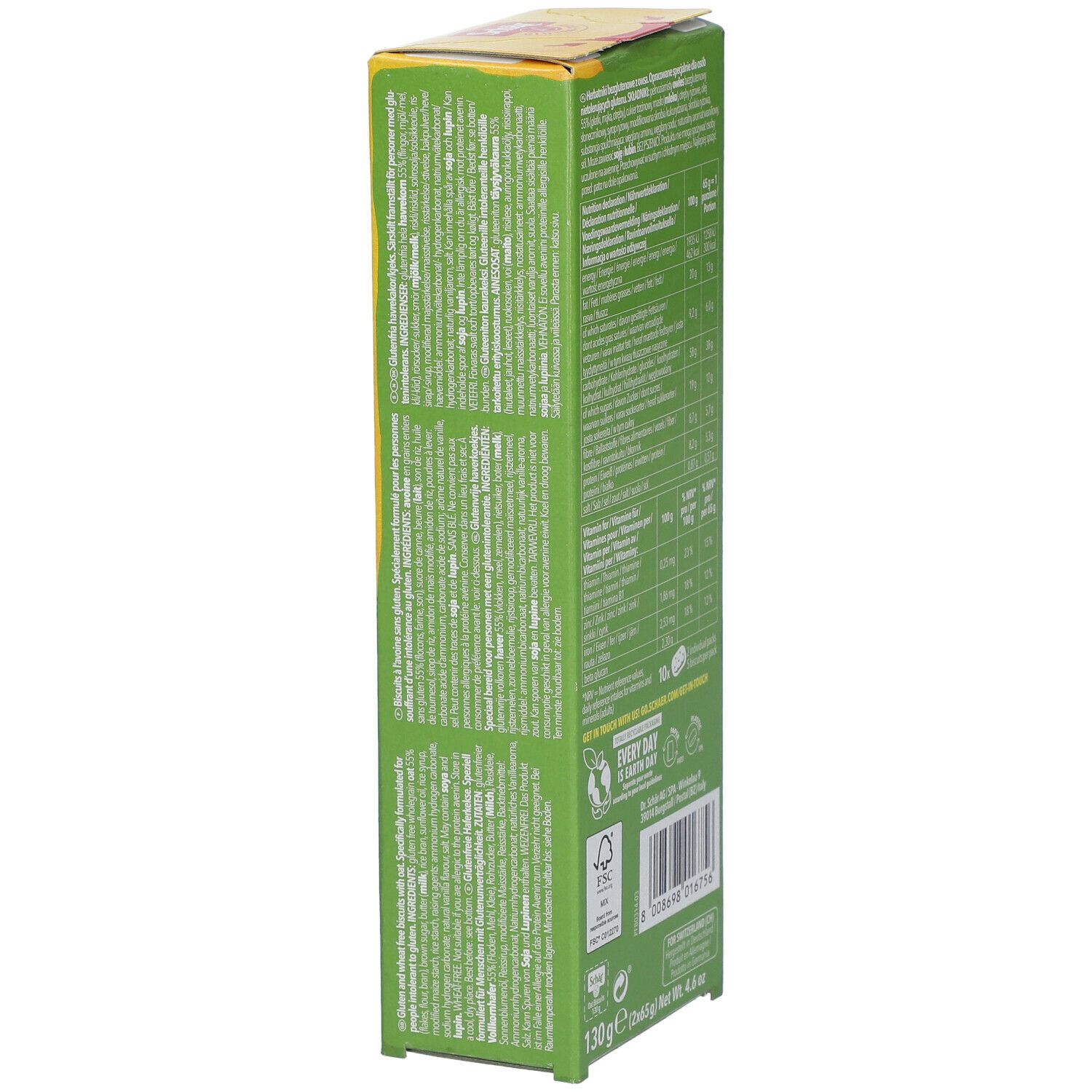 Schär Avena Biscotti Di Avena Senza Glutine