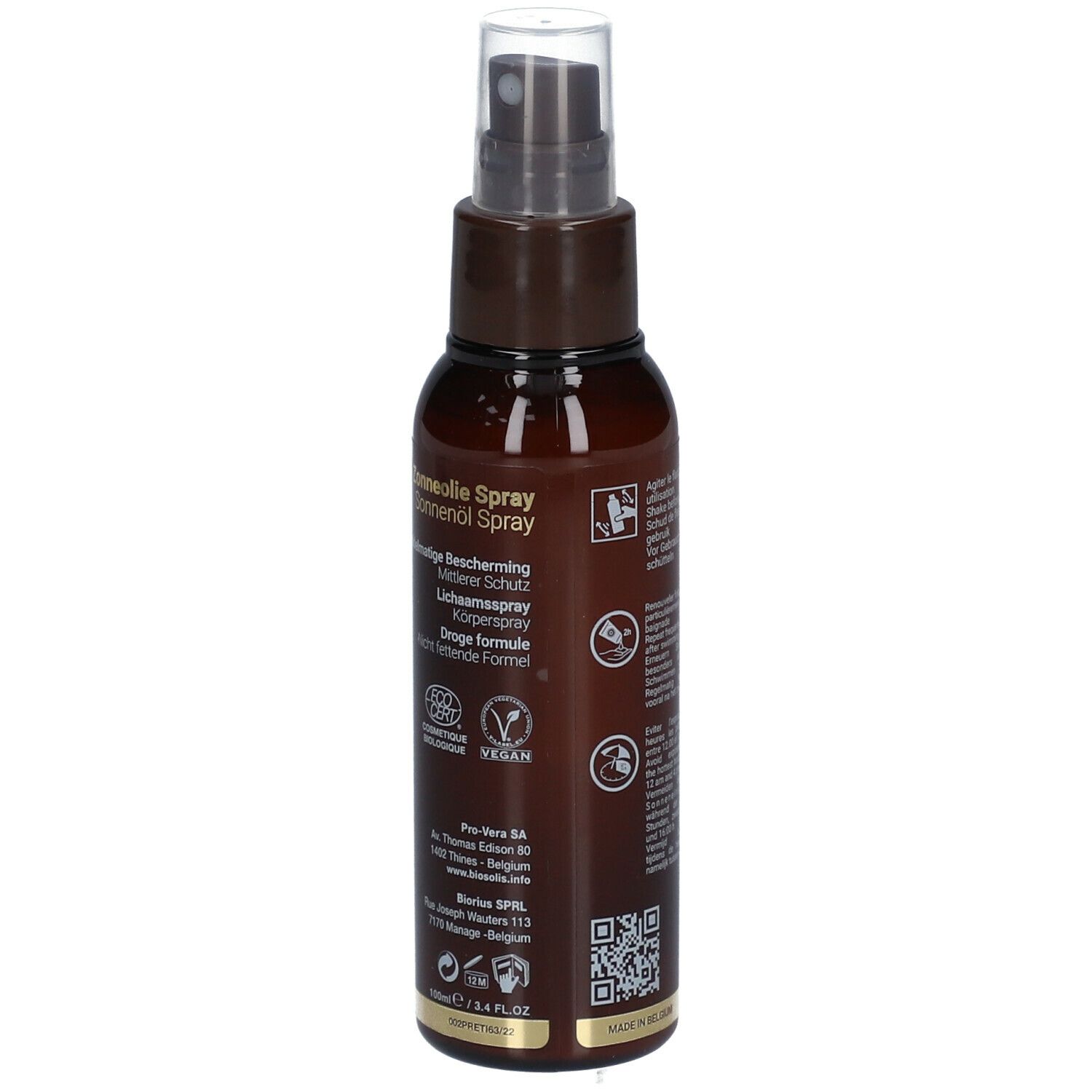 Biosolis Olio Solare SPF20 Bio Spray