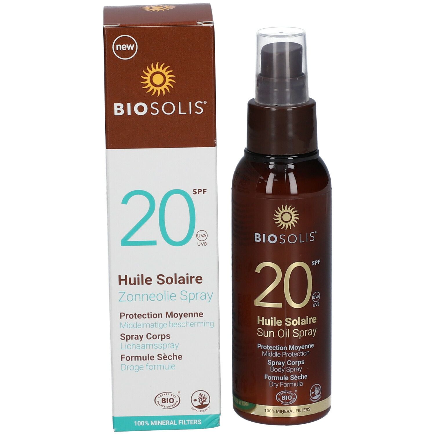Biosolis Olio Solare SPF20 Bio Spray