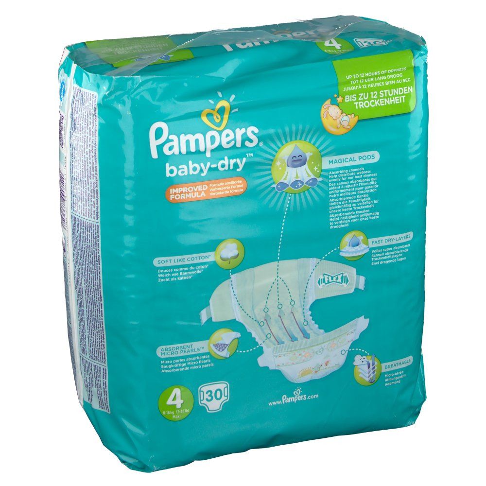 Pampers Baby Dry Maxi Diapers 8-16 kg