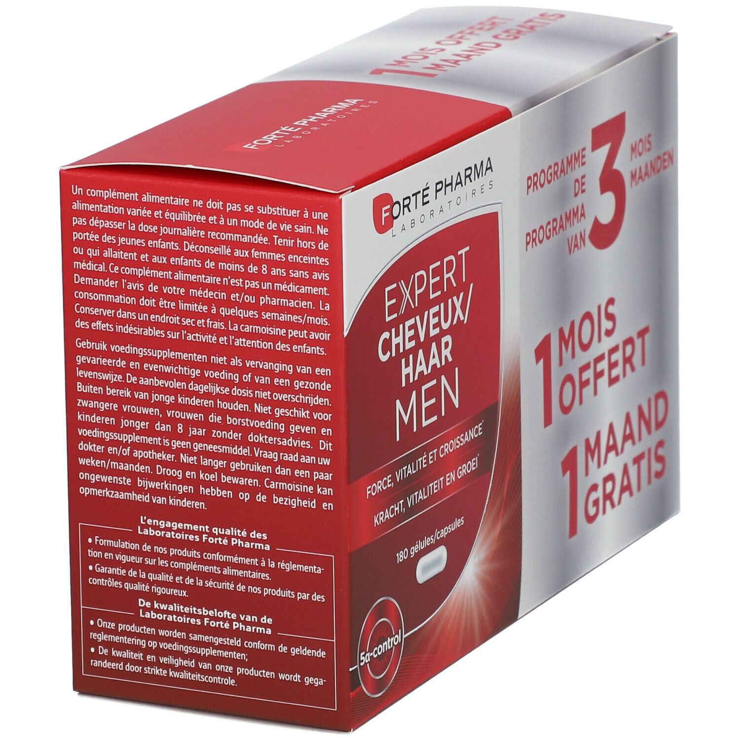 Forté Pharma Expert Perdita Di Capelli Uomini Tripack