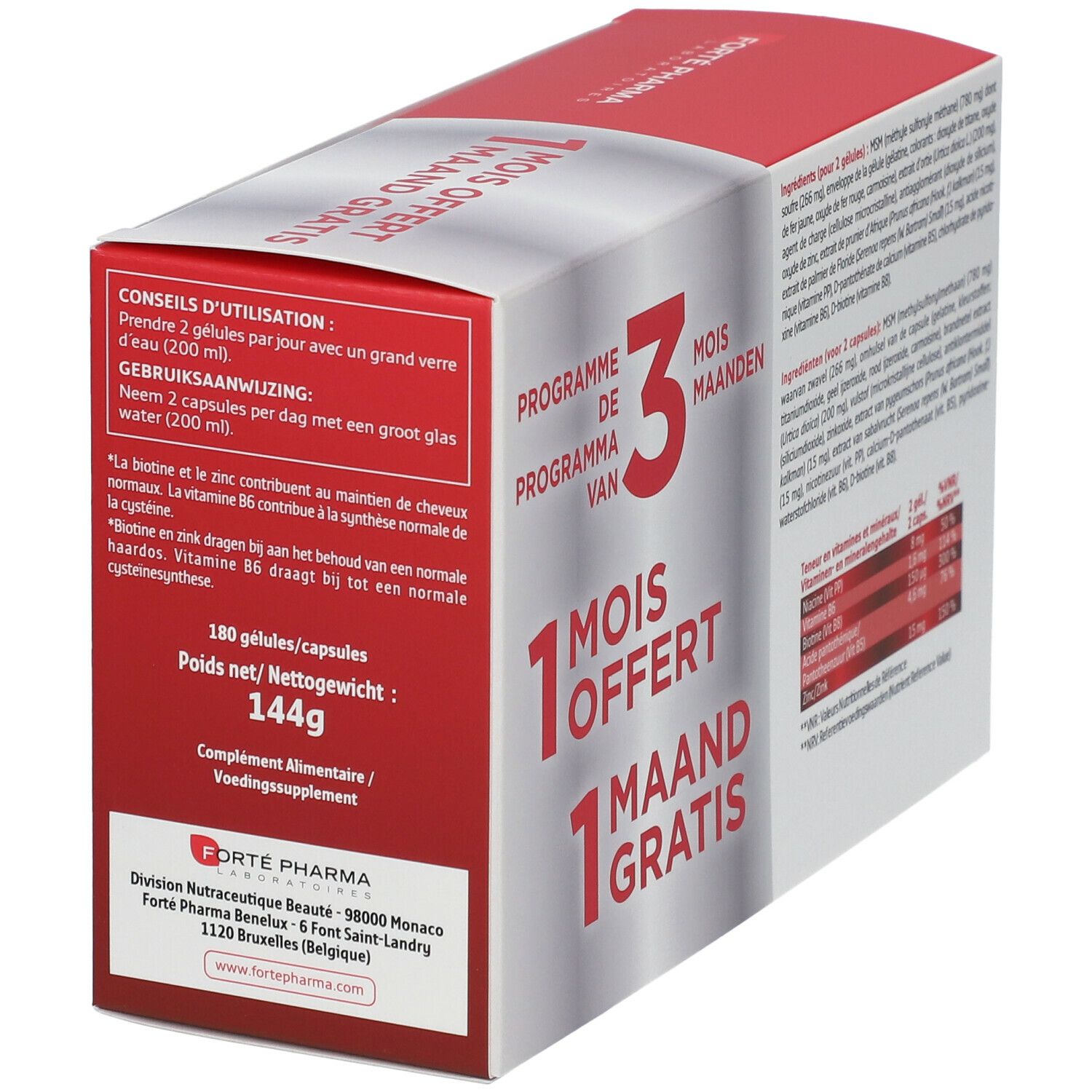Forté Pharma Expert Perdita Di Capelli Uomini Tripack