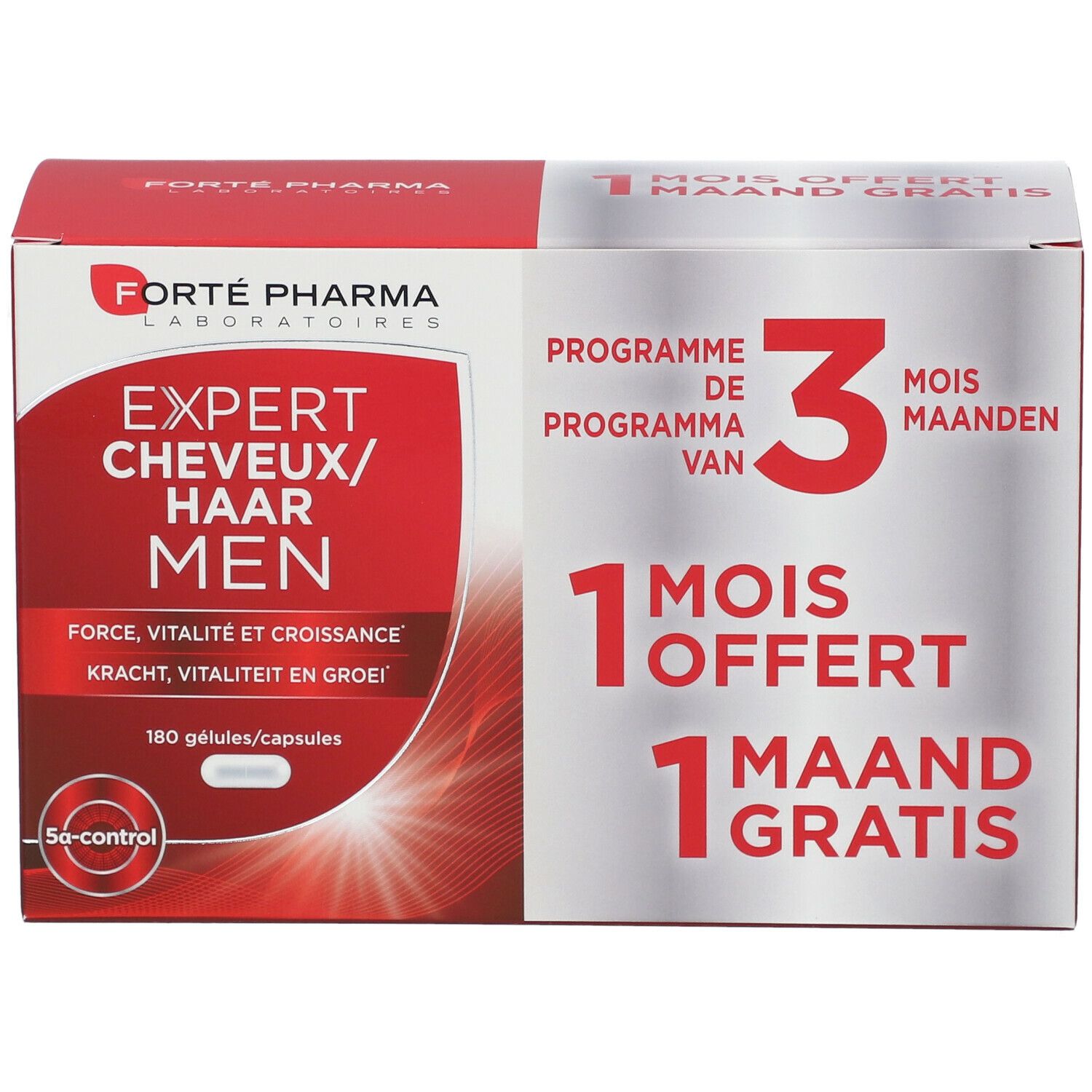 Forté Pharma Expert Perdita Di Capelli Uomini Tripack