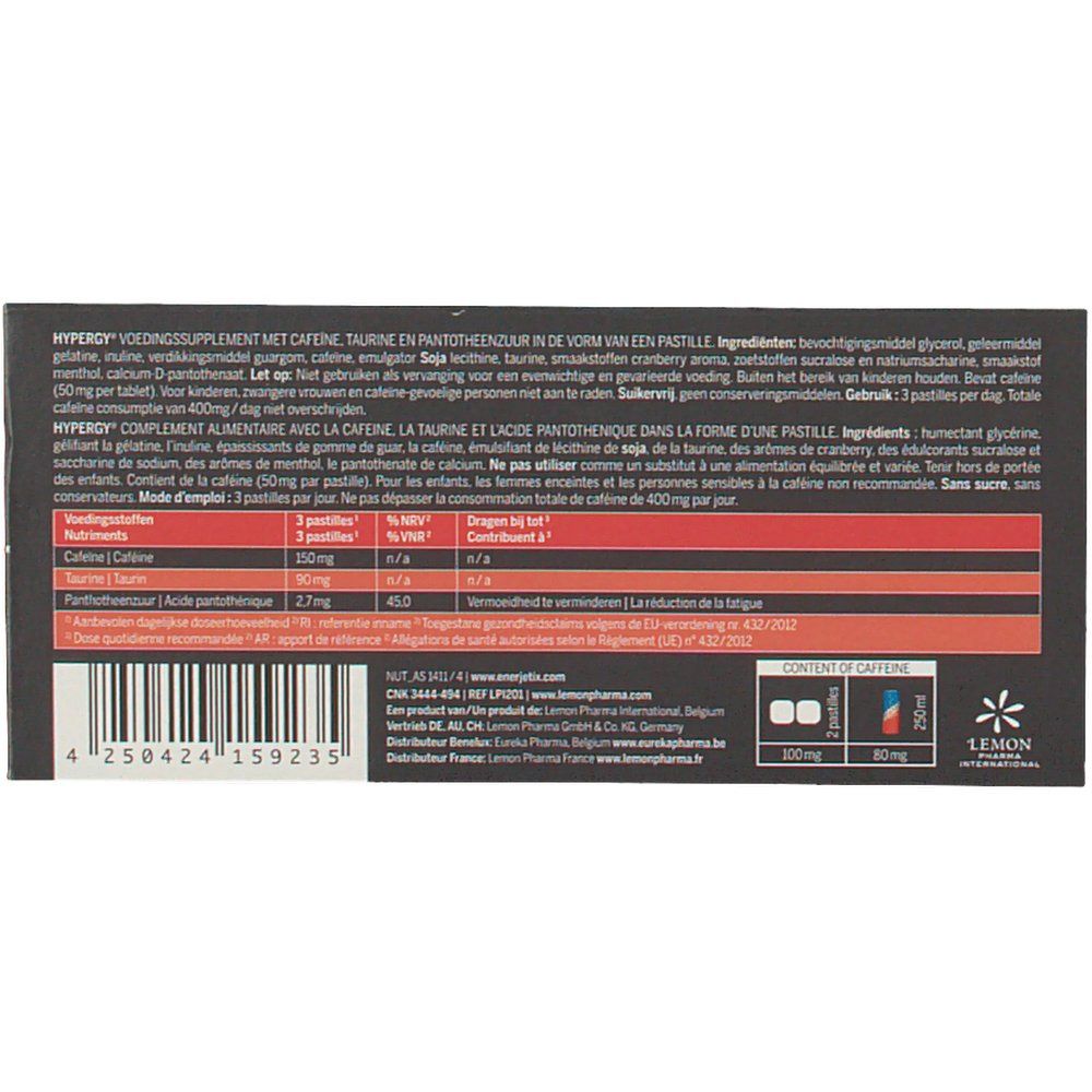 Hypergy Enerjetix Energia Tutti Frutti