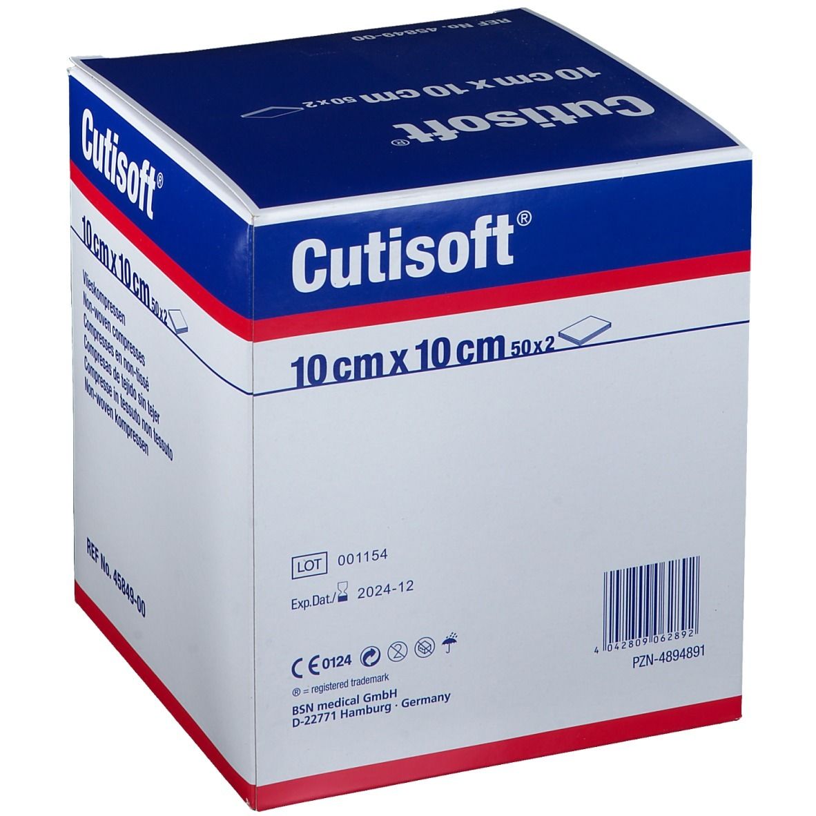 Cutisoft Cotone Sterile TNT 10cm x 10cm